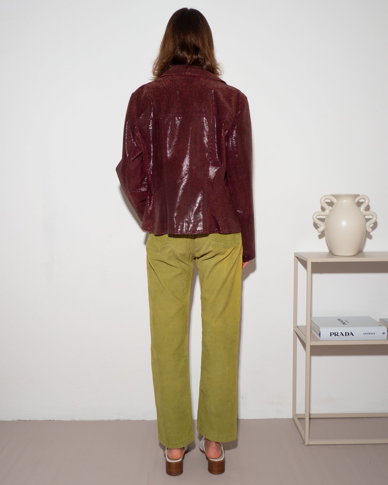 Embossed Leather Jacket