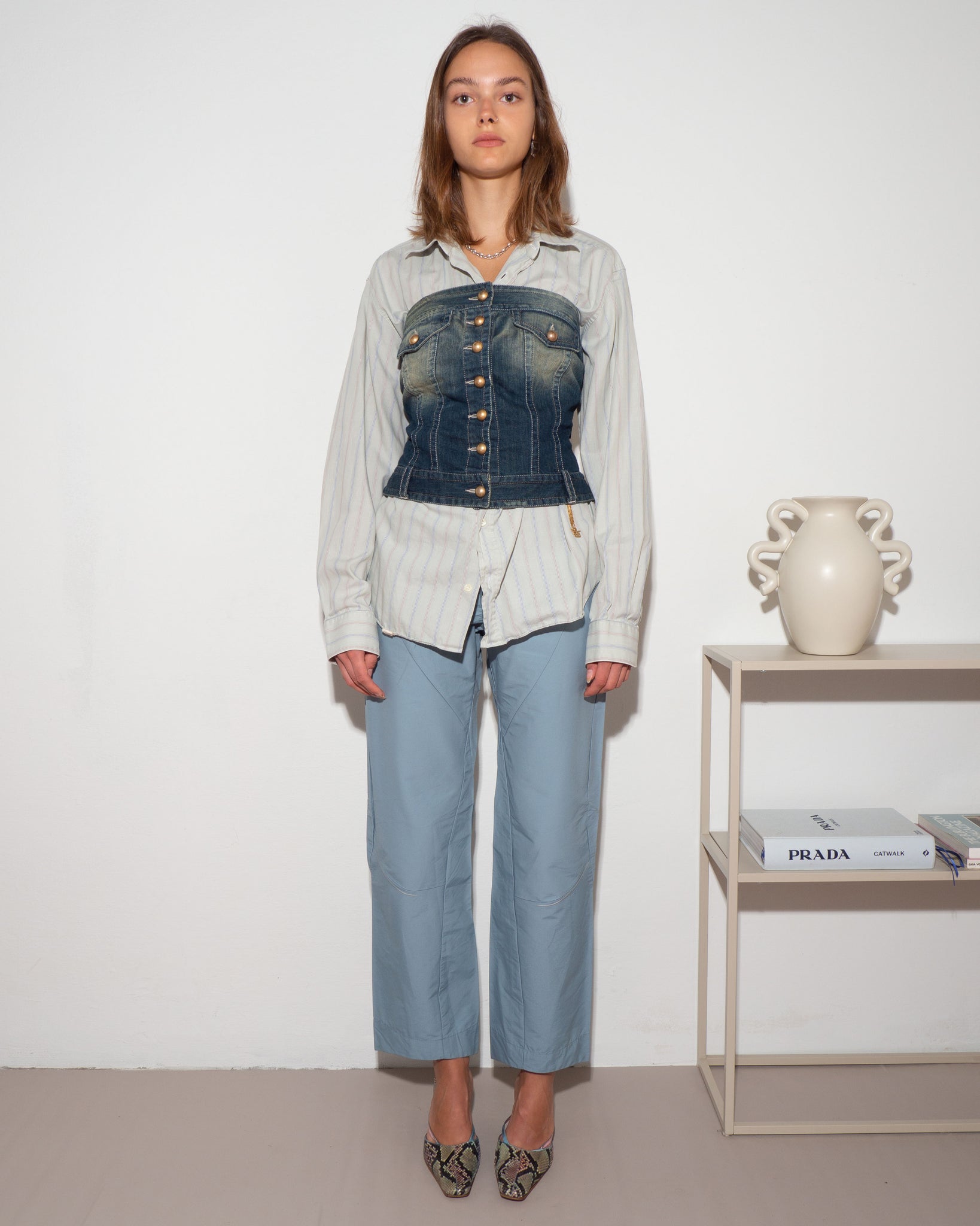Cerruti 1881 Denim Corset