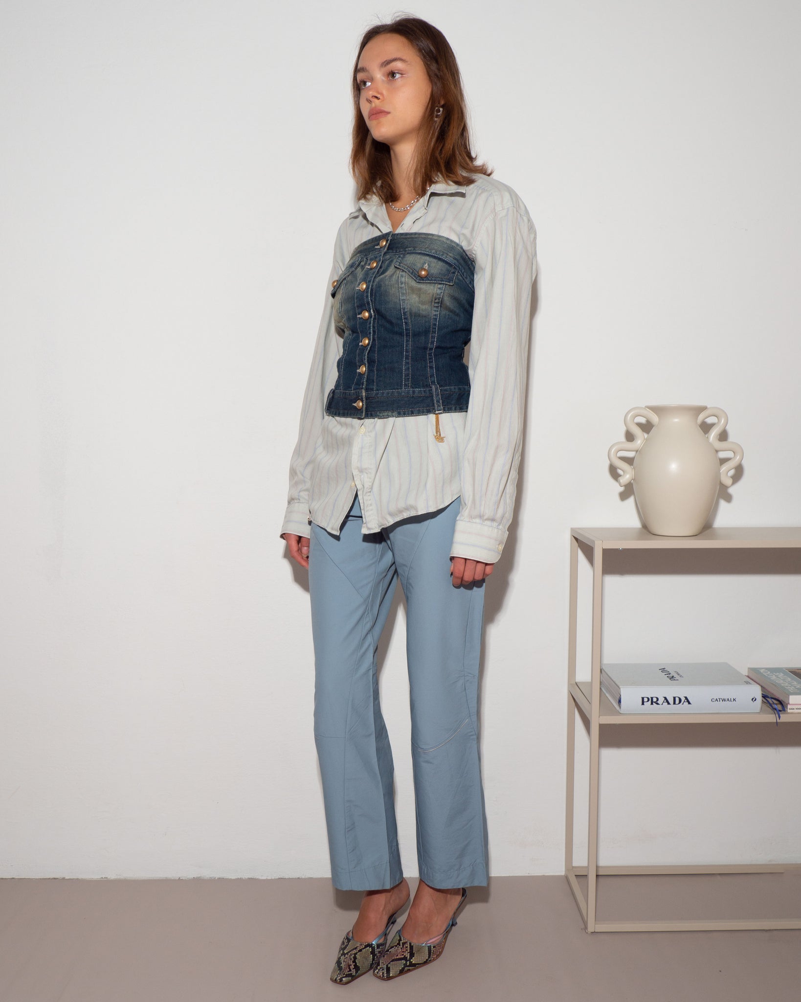 Cerruti 1881 Denim Corset