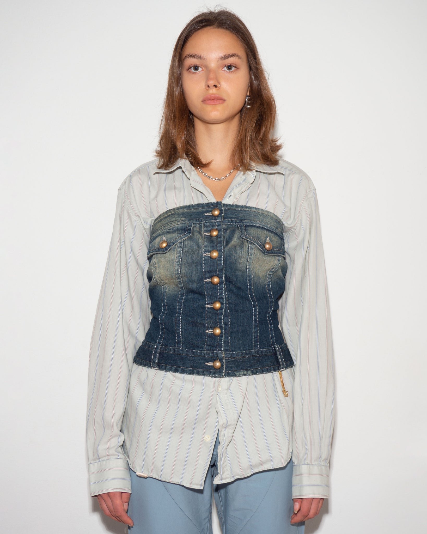 Cerruti 1881 Denim Corset
