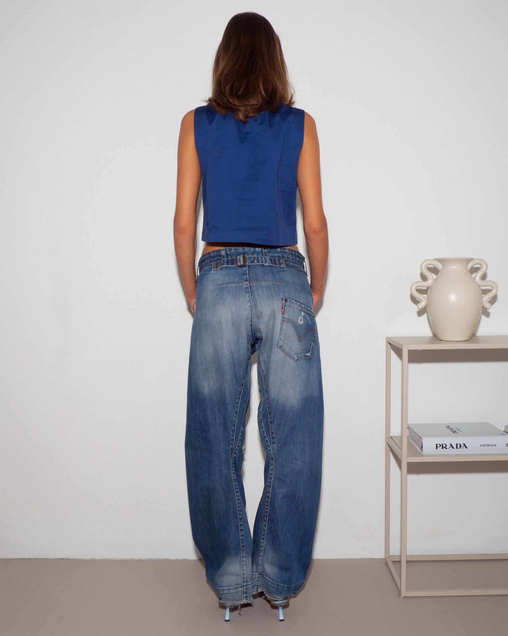 Blue Cotton Top