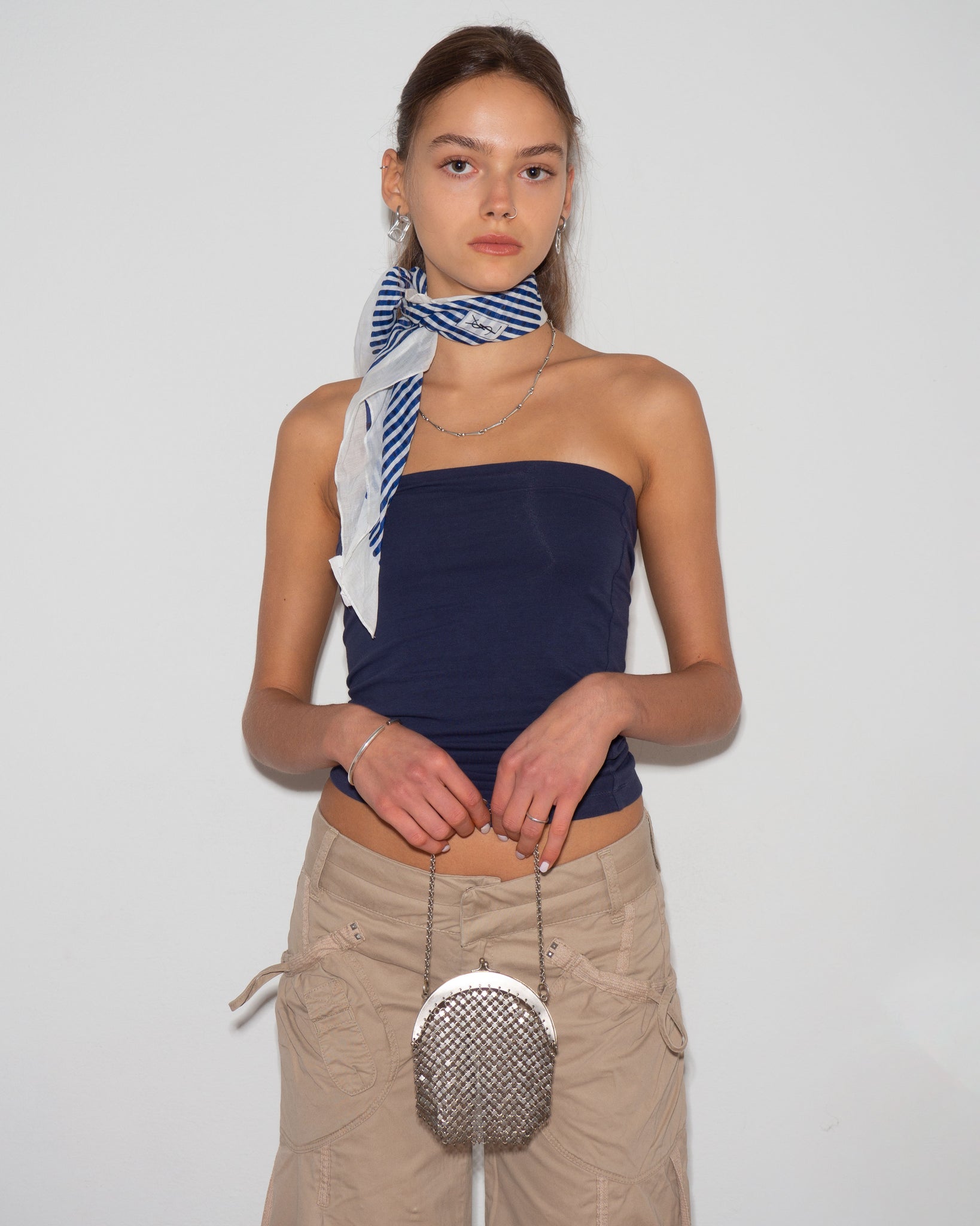 Navy Tube Top