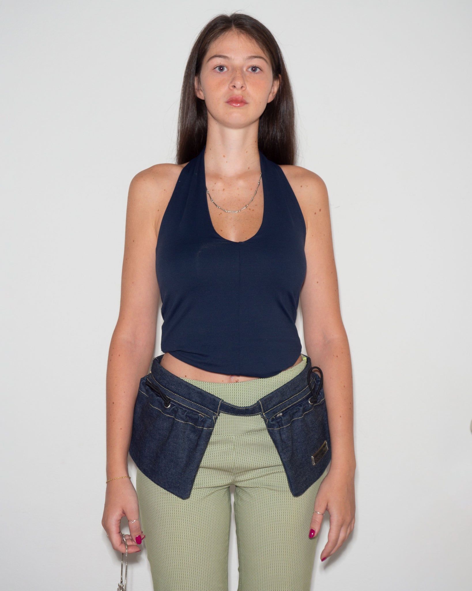 Nylon Halter Top