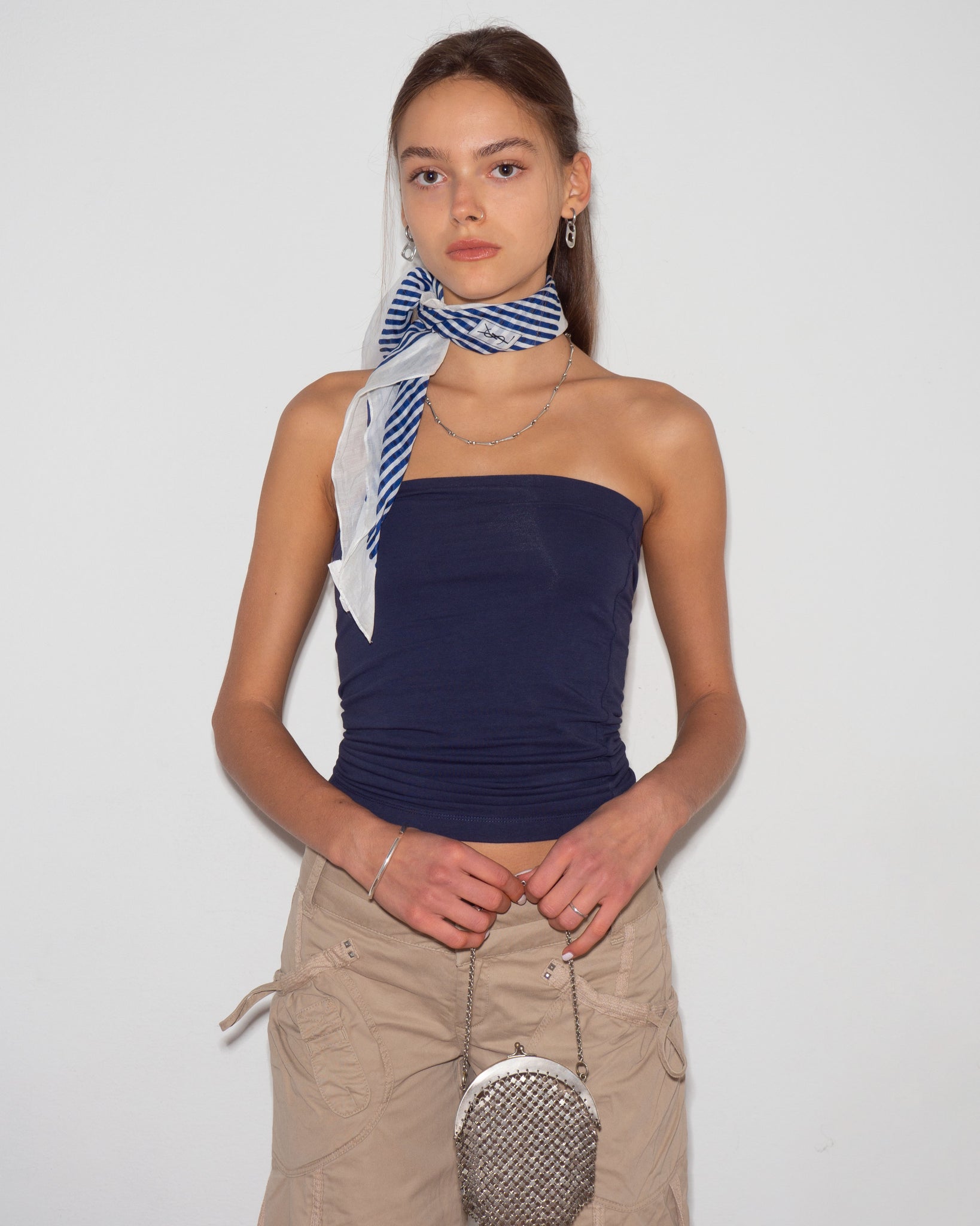 Navy Tube Top