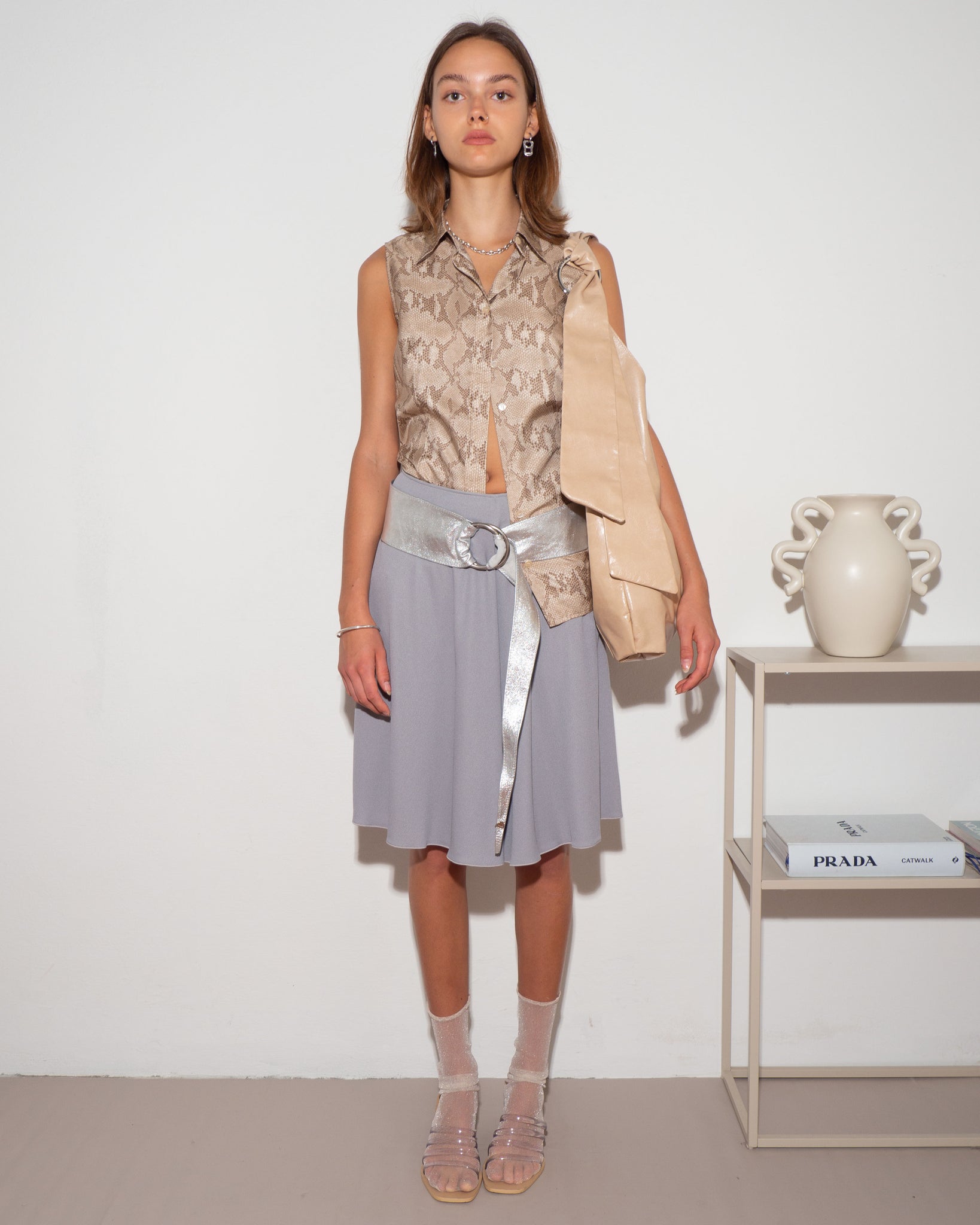 Armani Gray Skirt