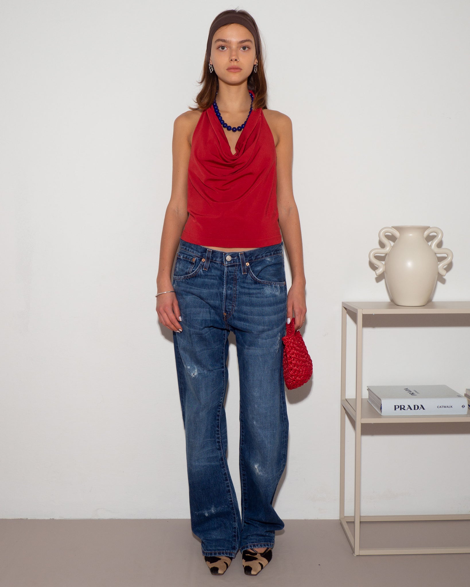 Red Fitted Top