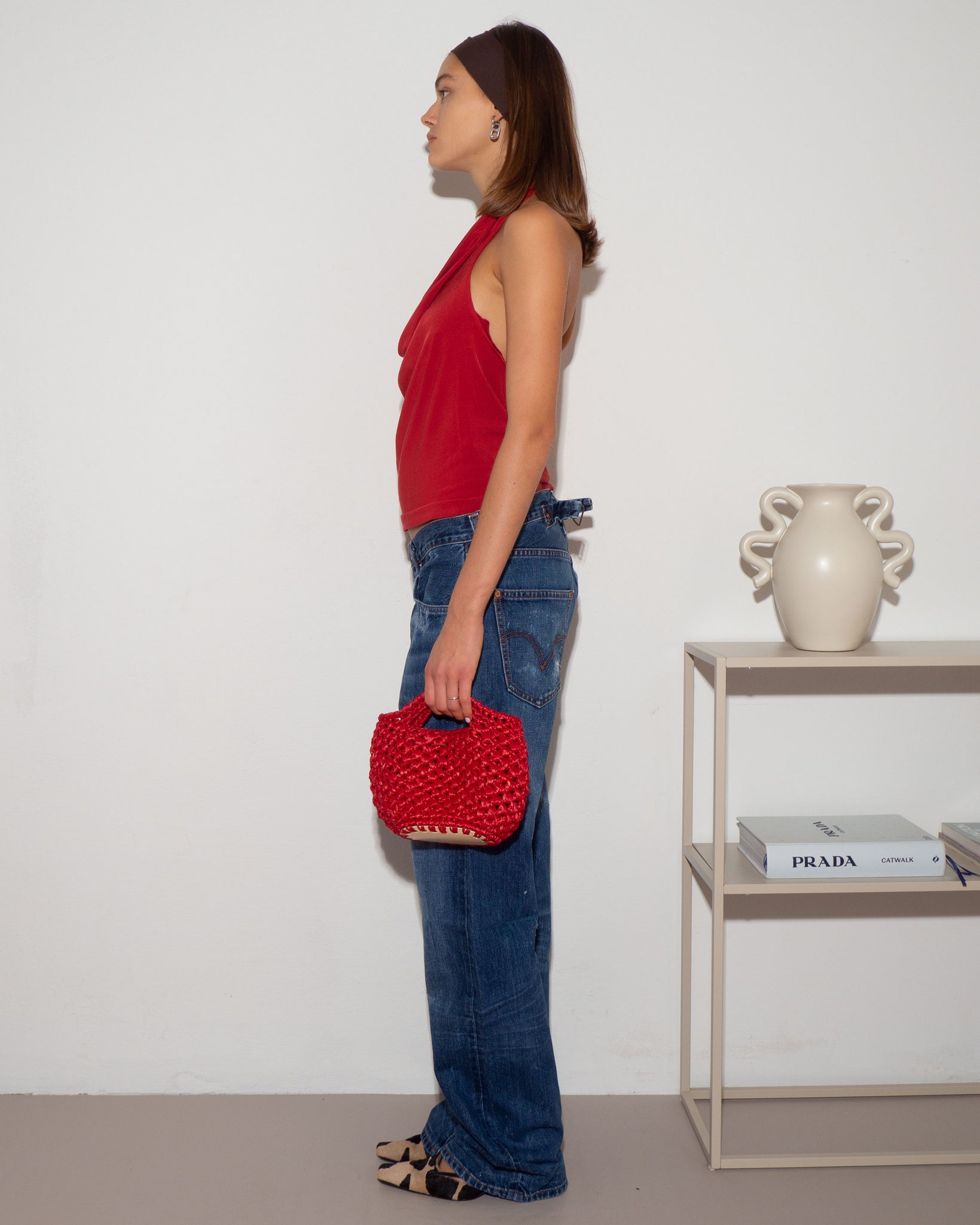 Red Fitted Top