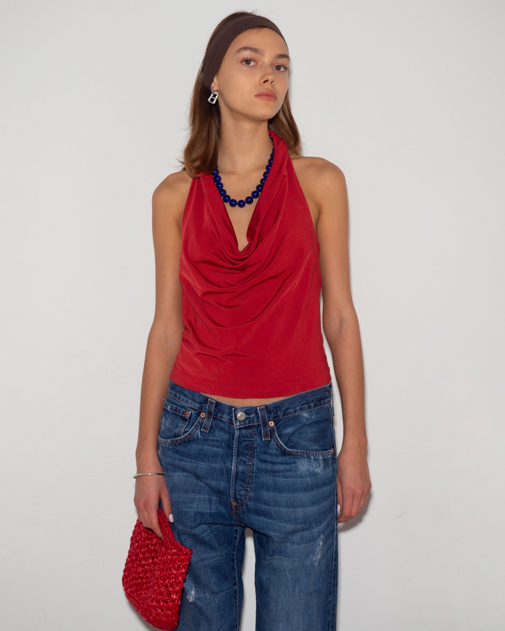 Red Fitted Top
