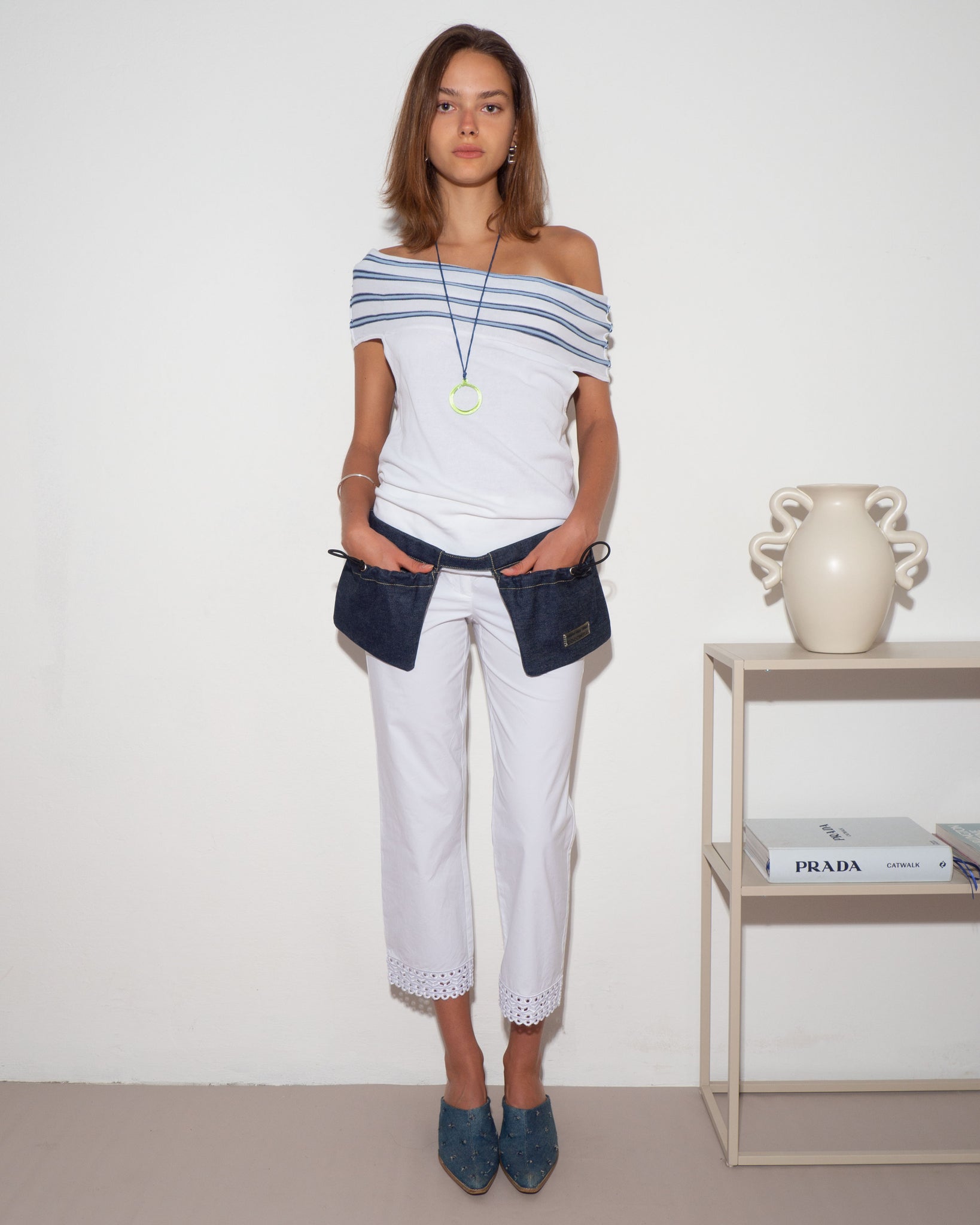 Sportmax Cold Shoulder Top