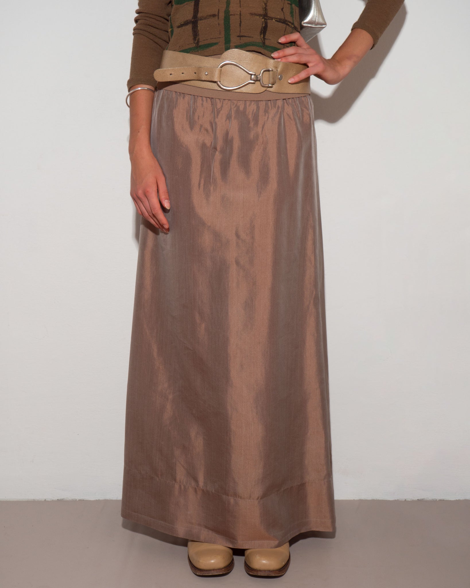 Silk Maxi Skirt
