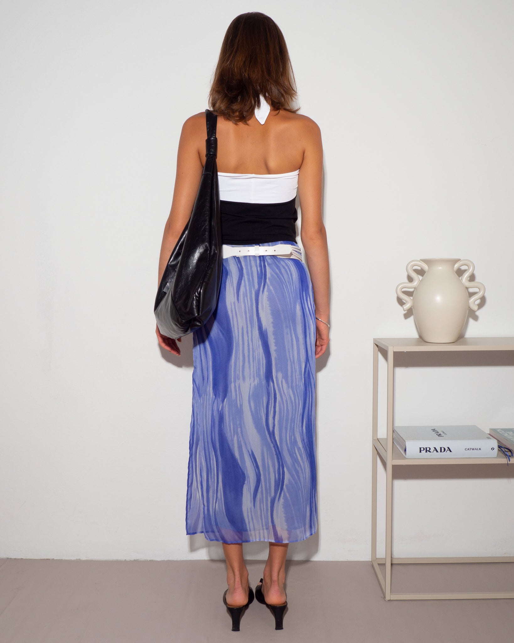 Blue Maxi Skirt