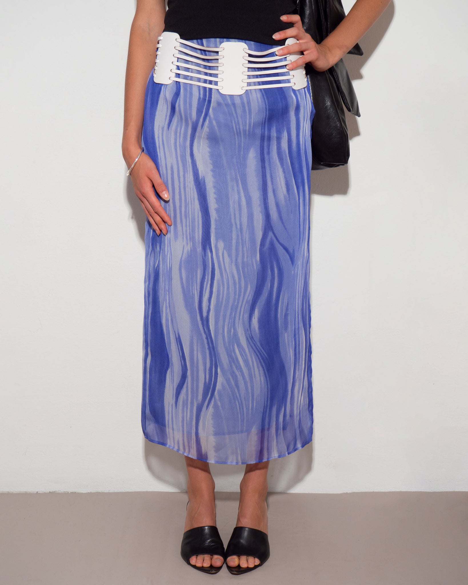Blue Maxi Skirt