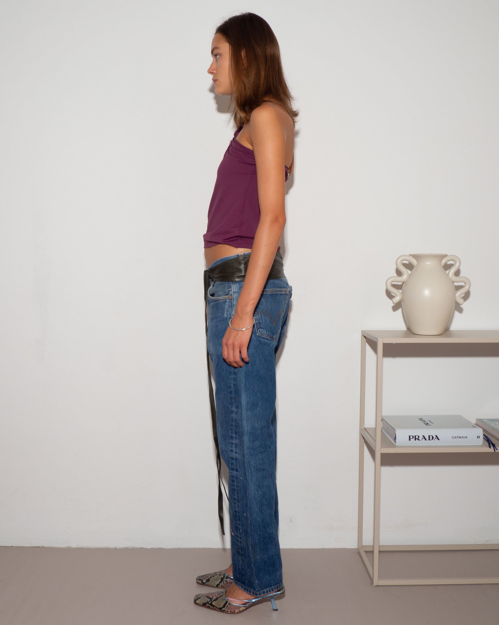 Nylon Halter Top