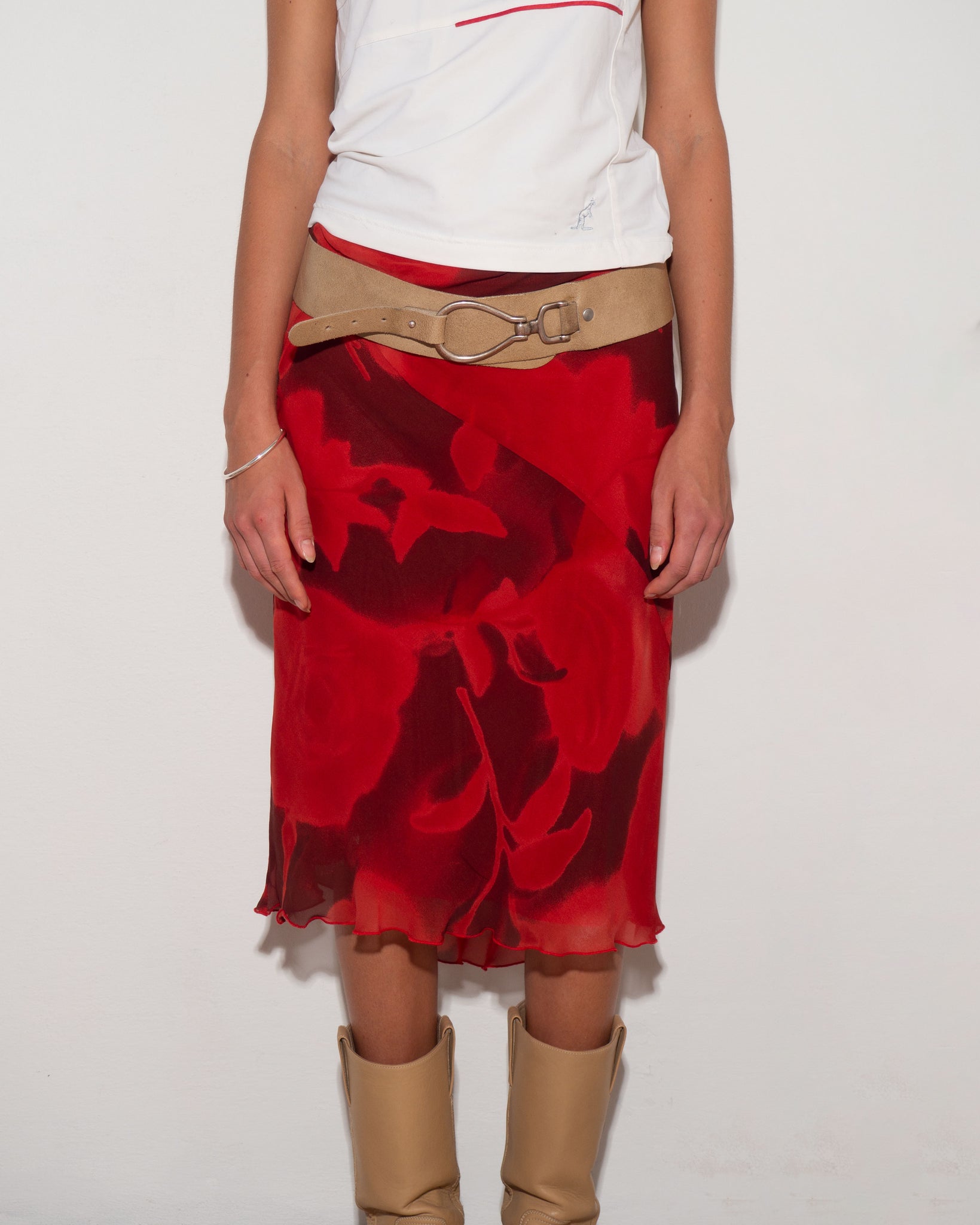 Silk Slip Skirt
