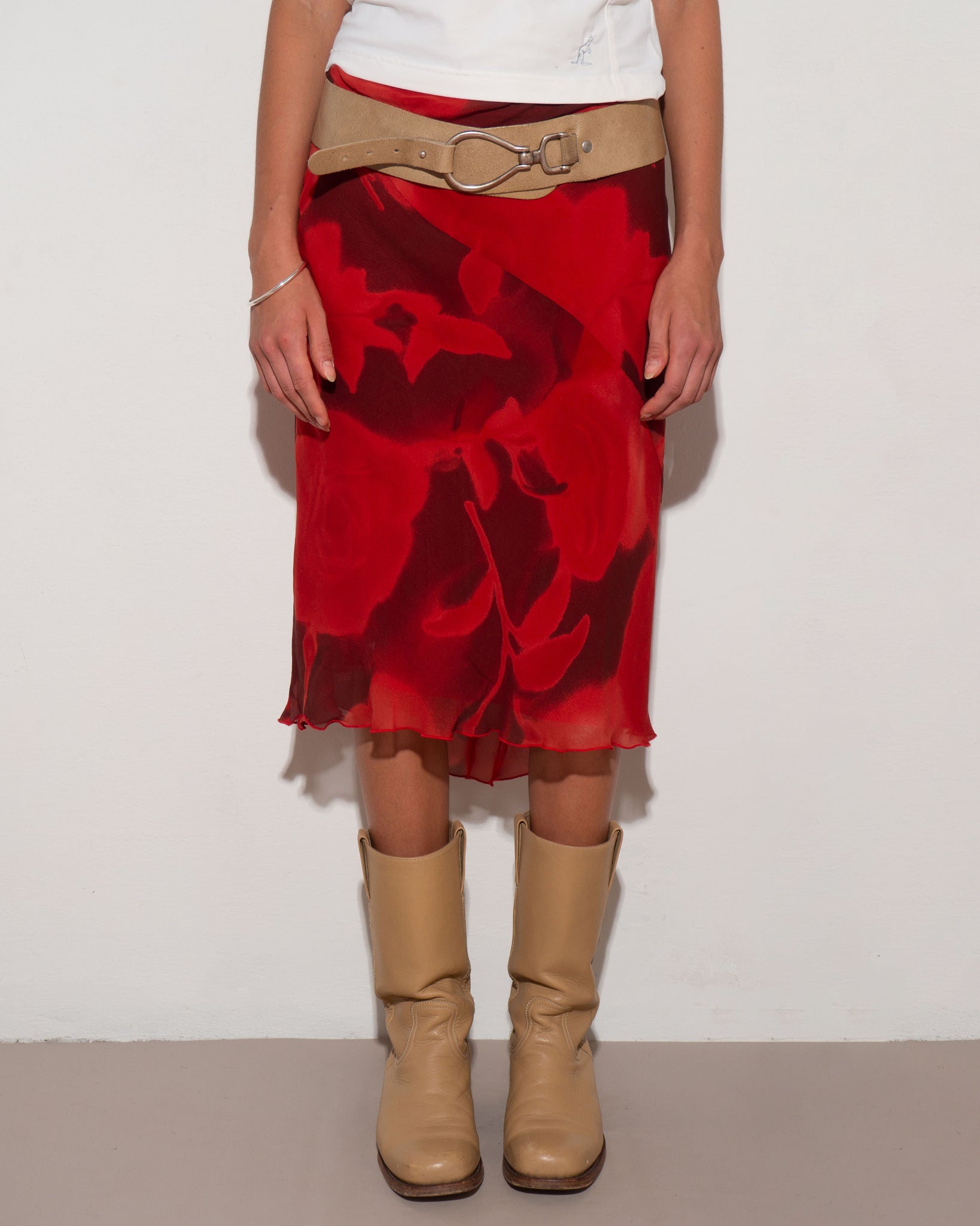 Silk Slip Skirt