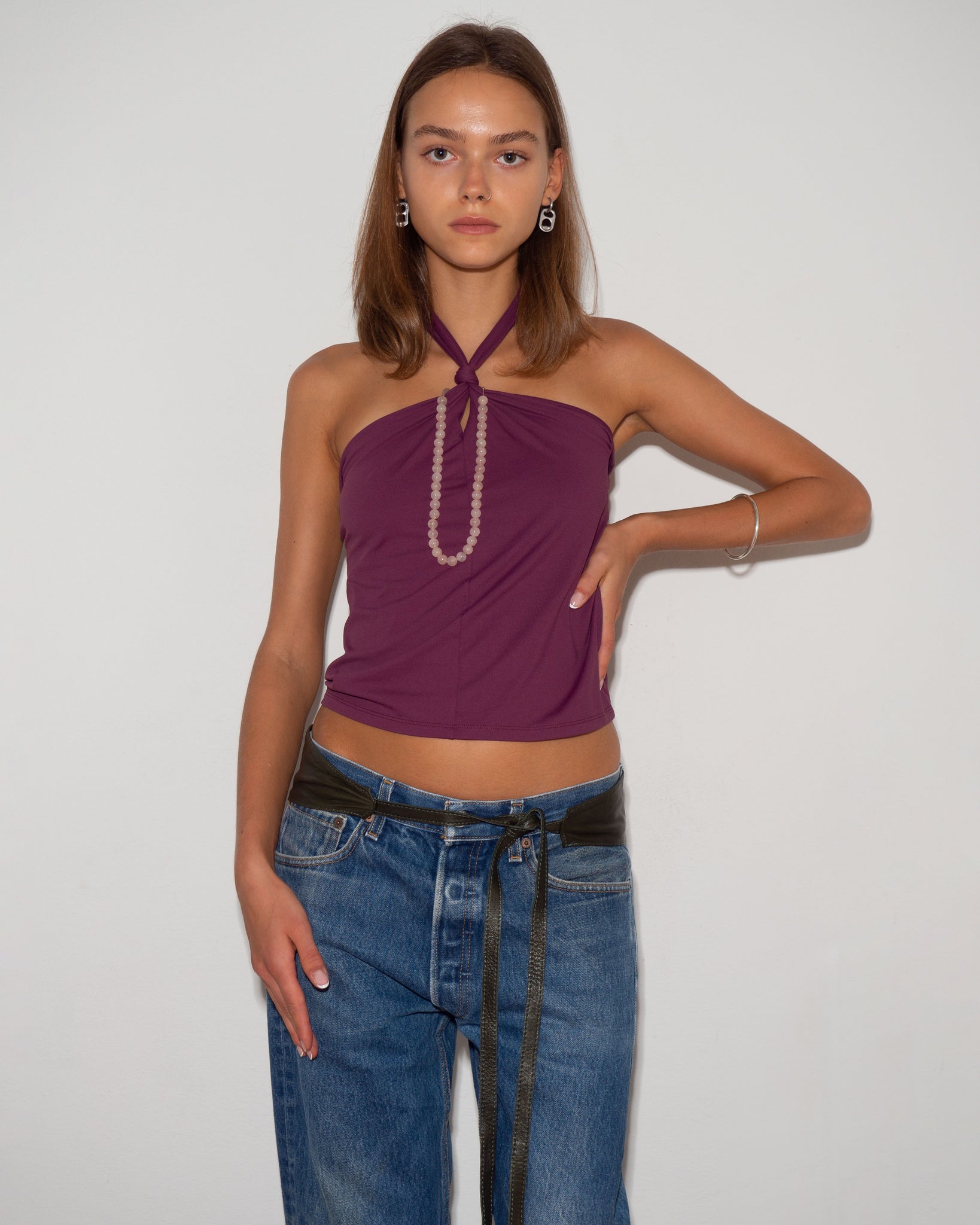 Nylon Halter Top