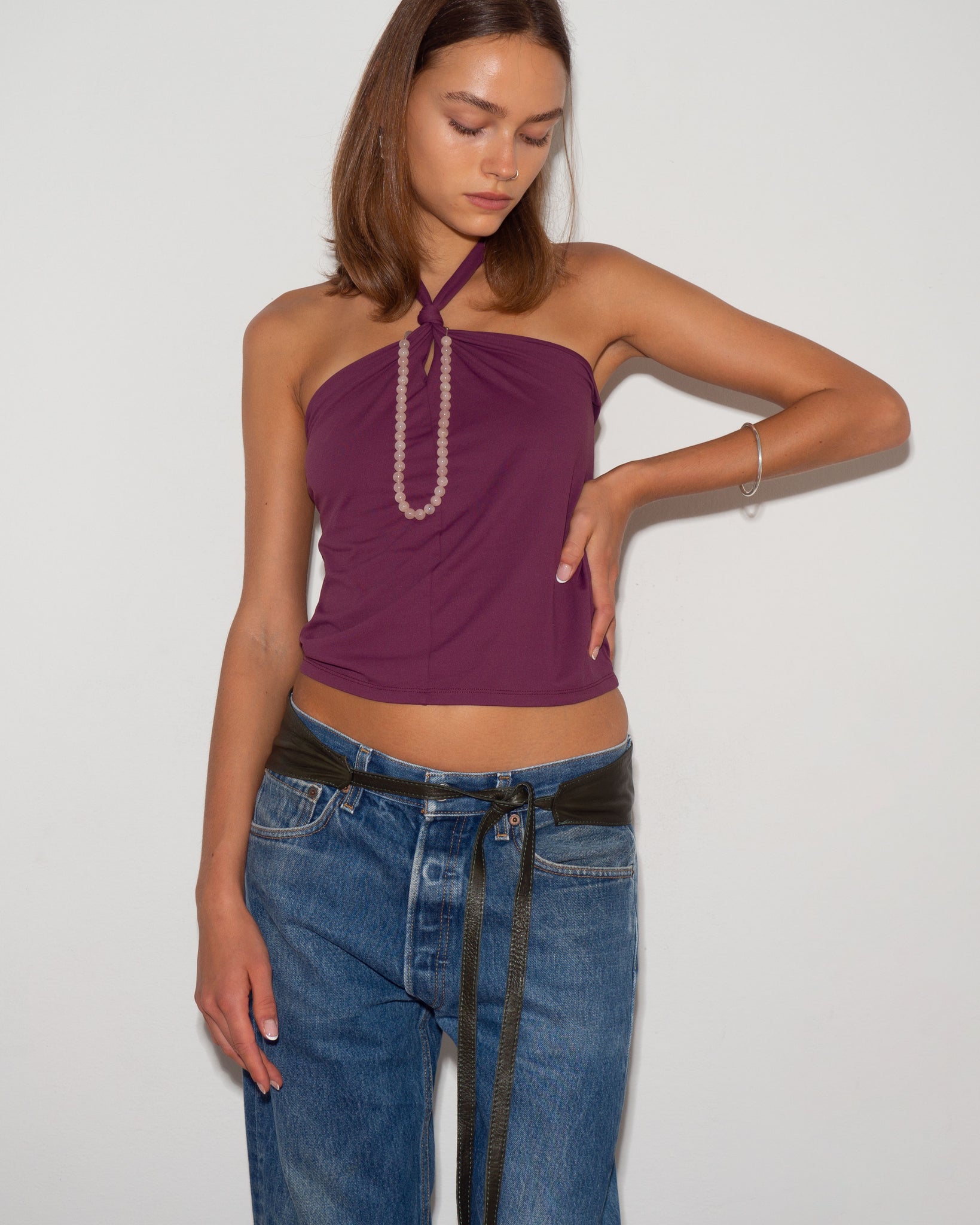 Nylon Halter Top