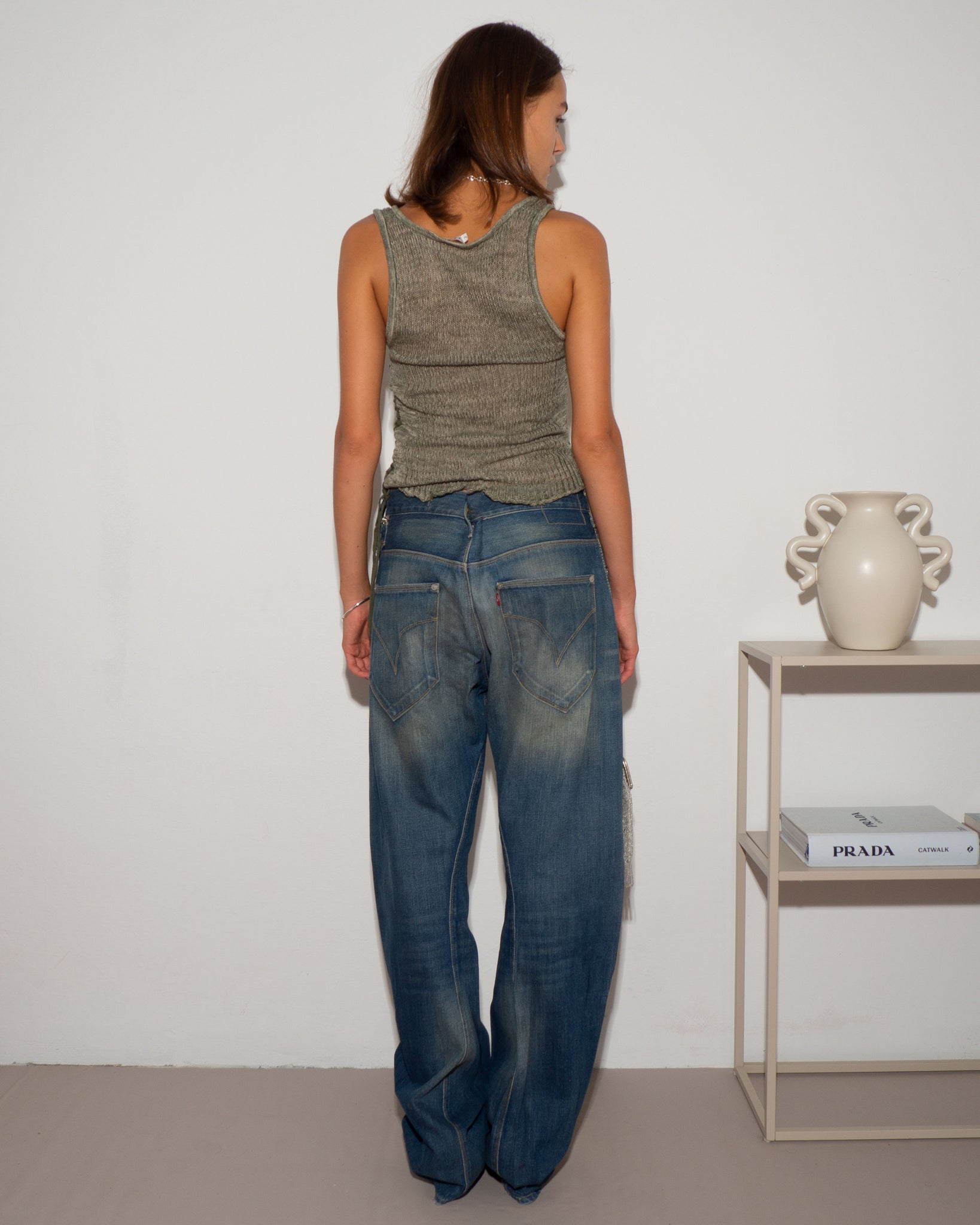 Gathered Knit Top