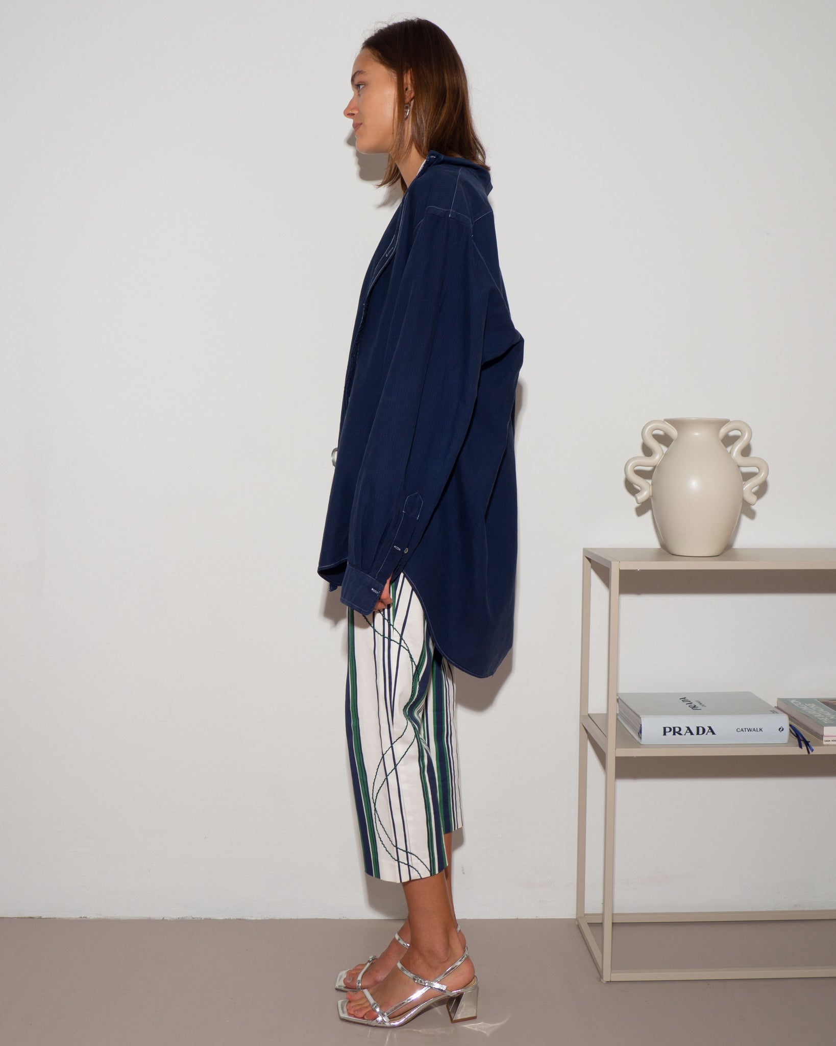 Striped Capri Pants