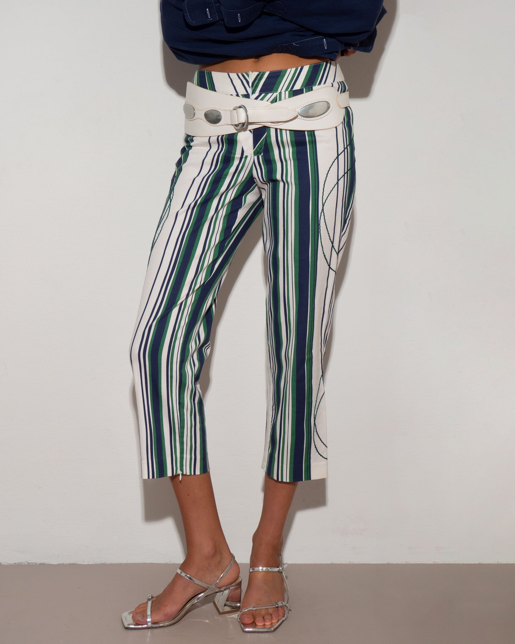 Striped Capri Pants