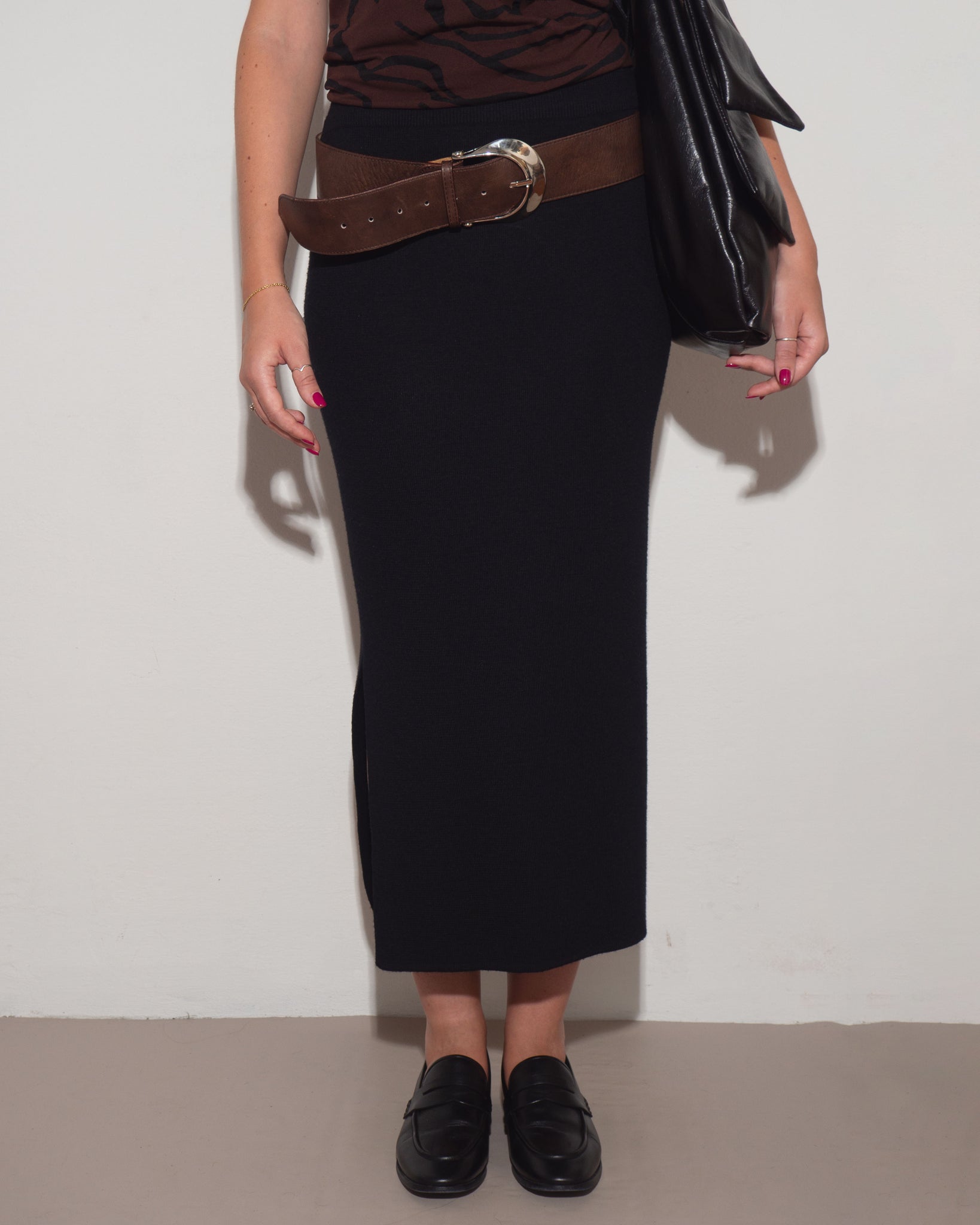 Knitted Maxi Skirt