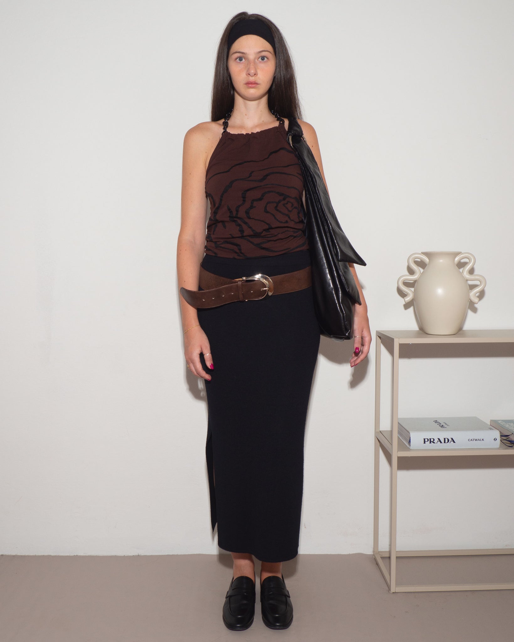 Knitted Maxi Skirt