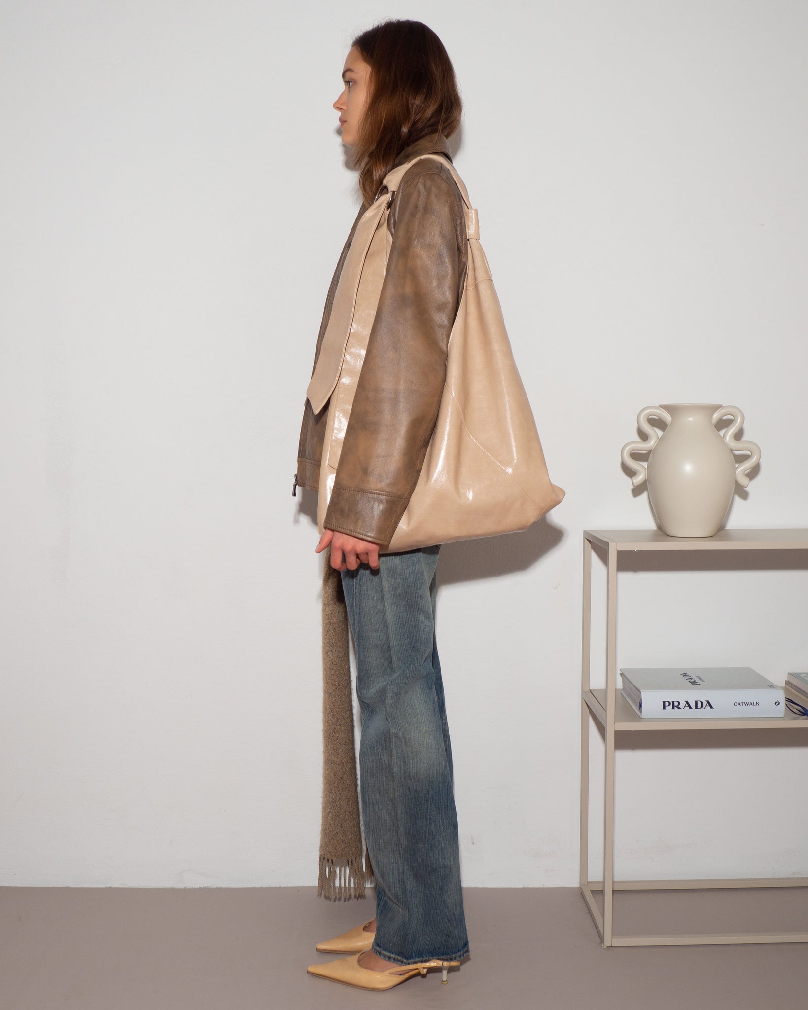 Aged Leather Jacket