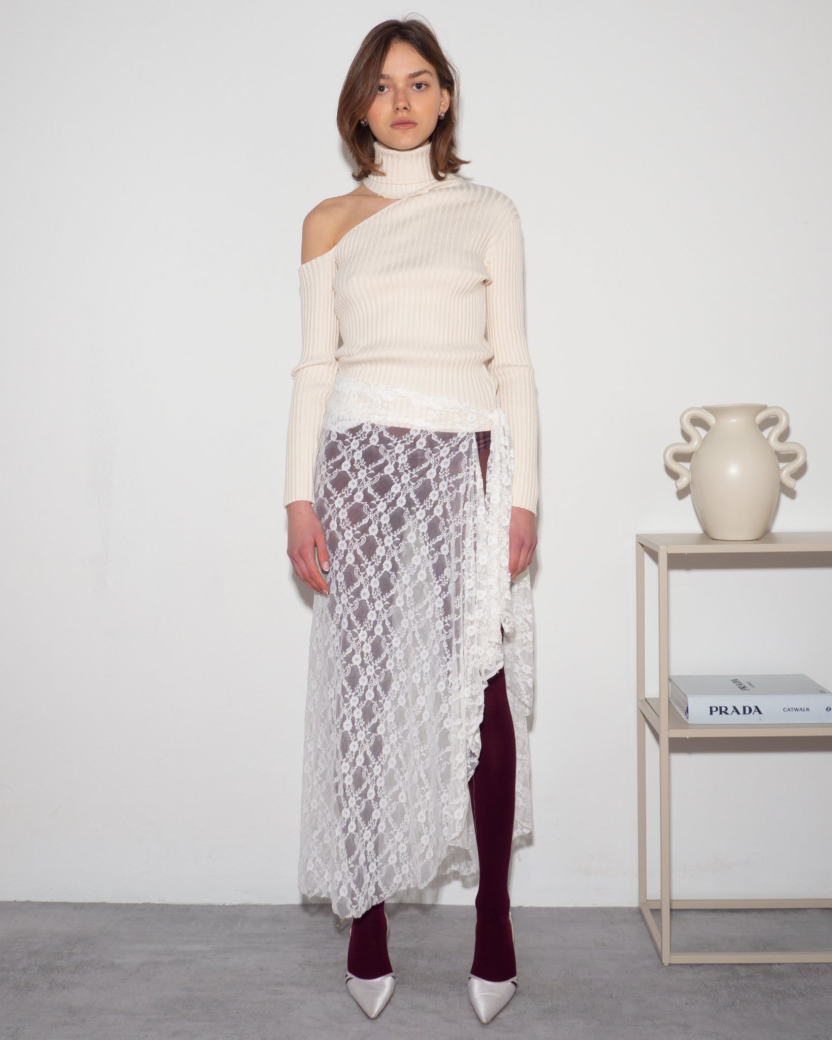 Cold Shoulder Knit