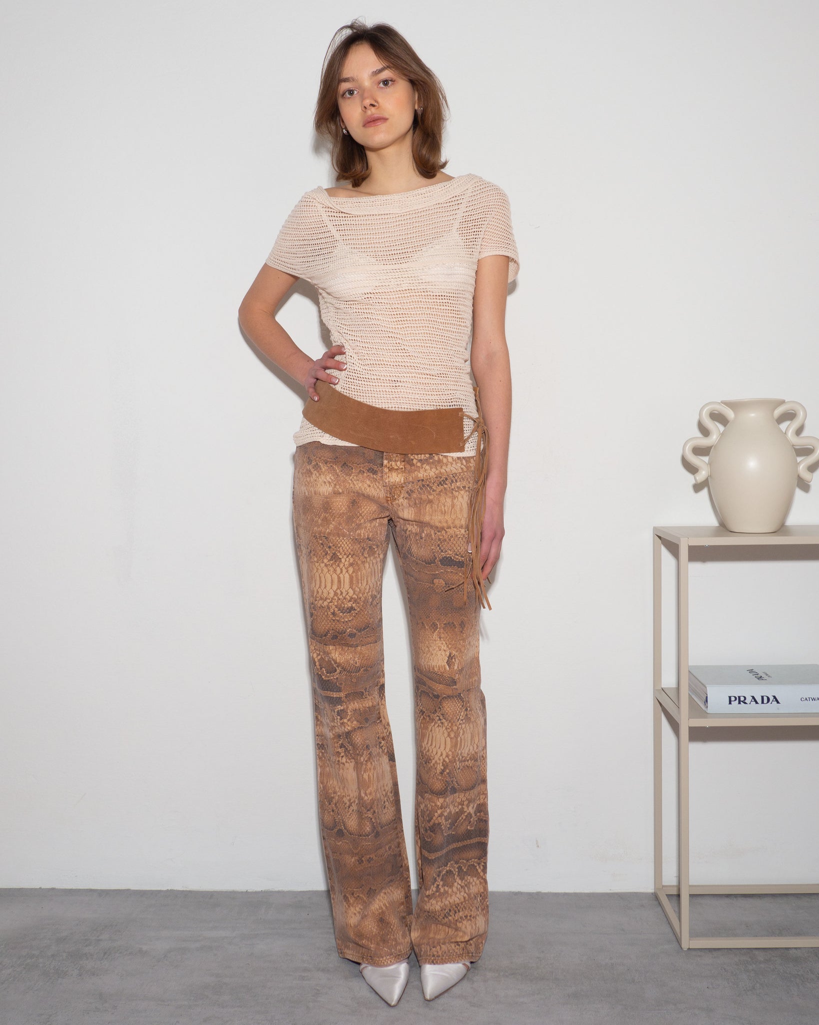 Cavalli Snake Jeans