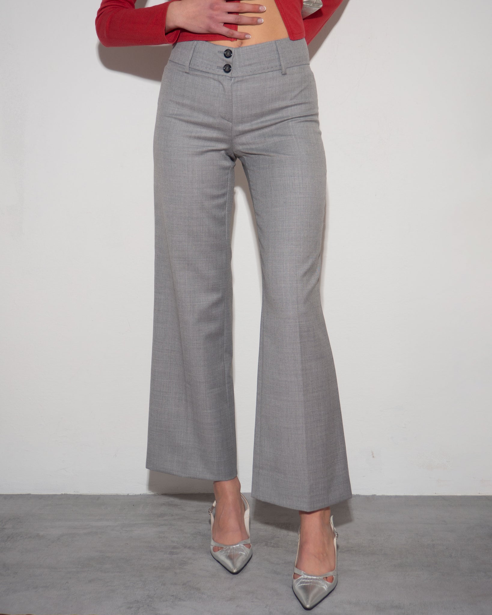 Wool Blend Trousers
