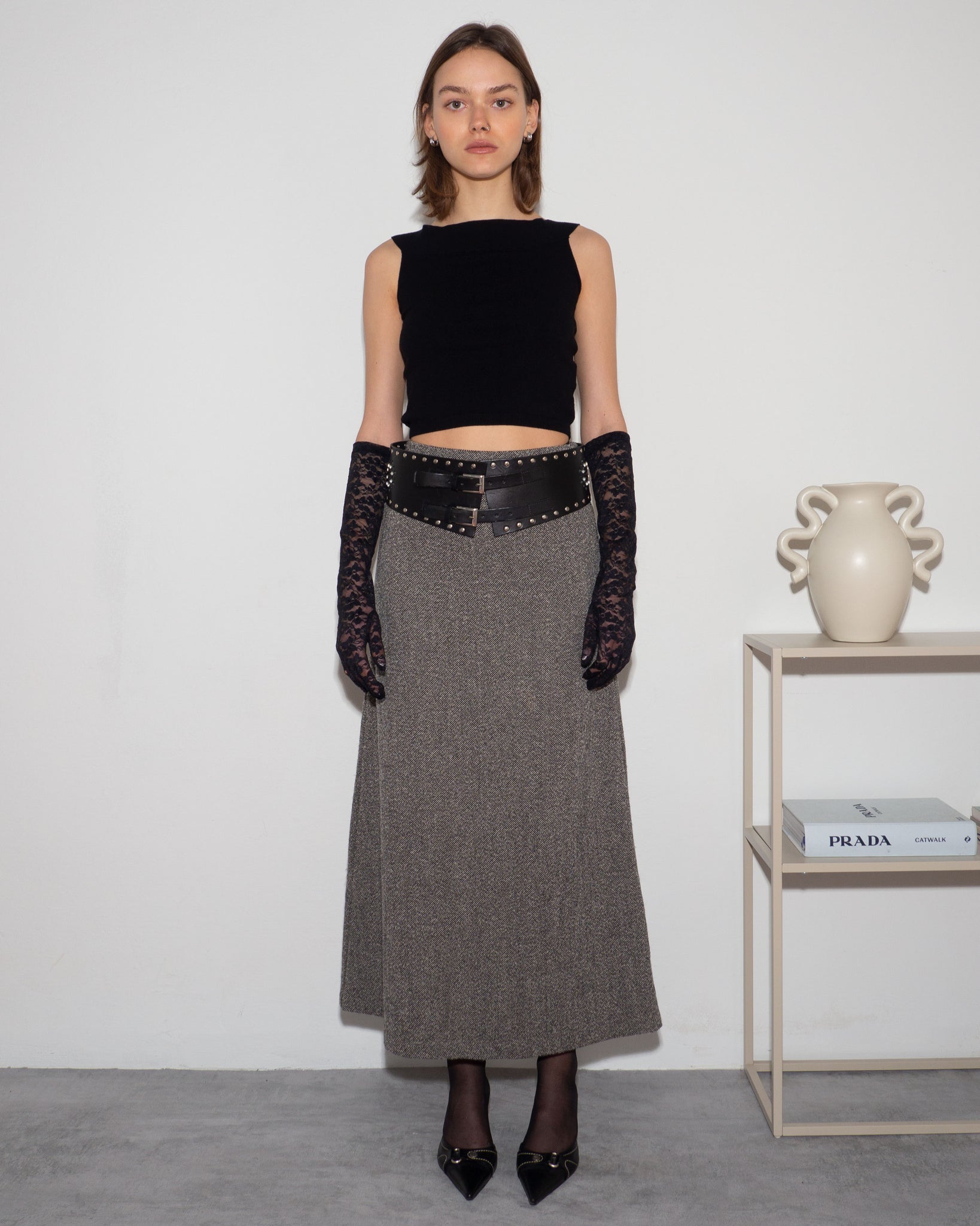 Wool Maxi Skirt