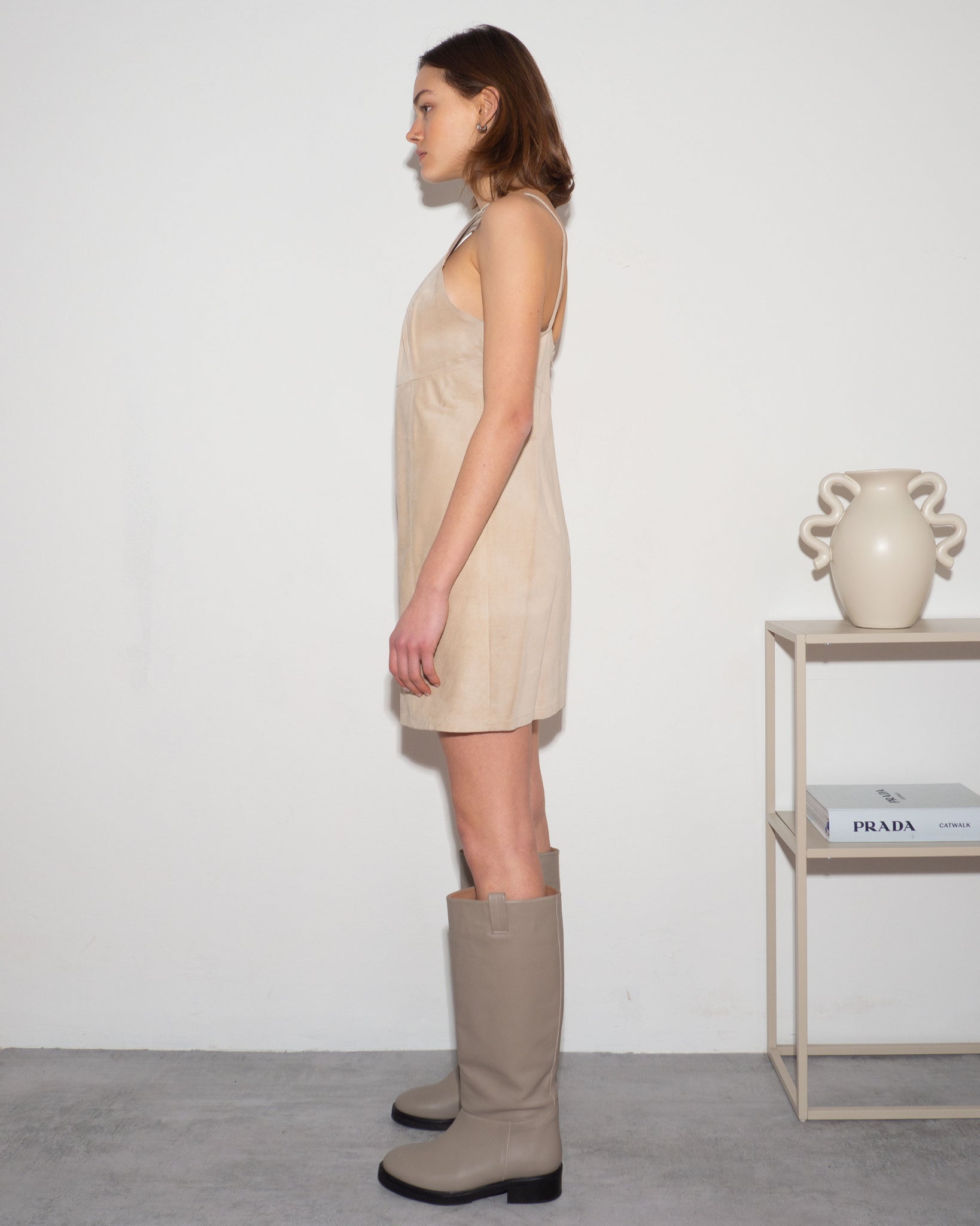 Suede Mini Dress