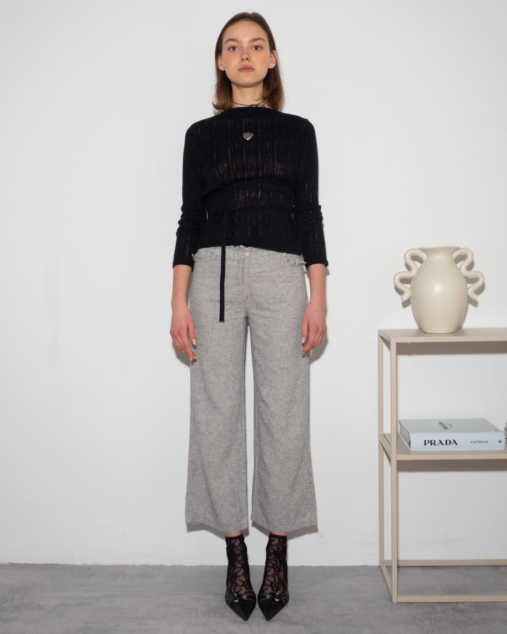 Trussardi Frayed Pants