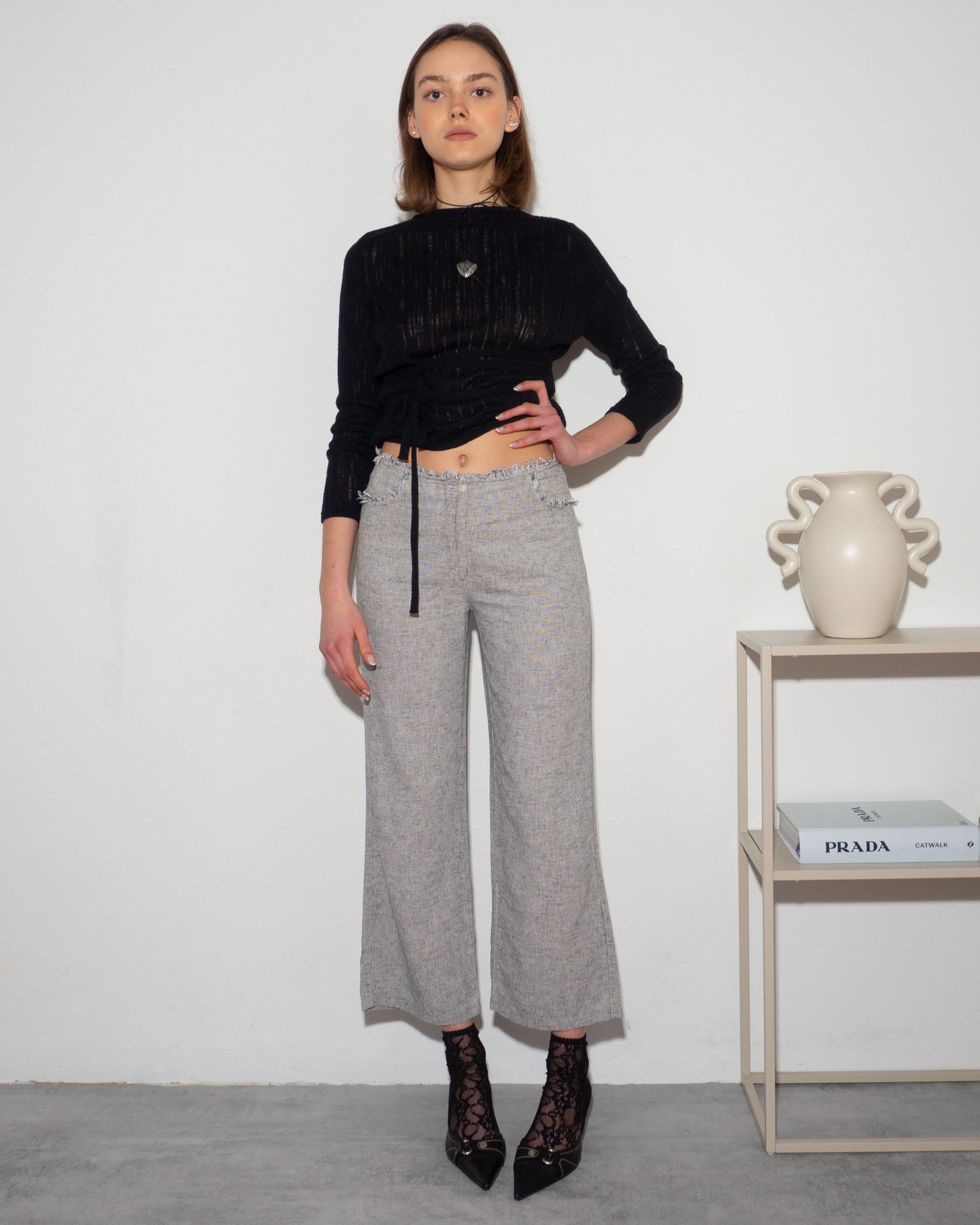 Trussardi Frayed Pants