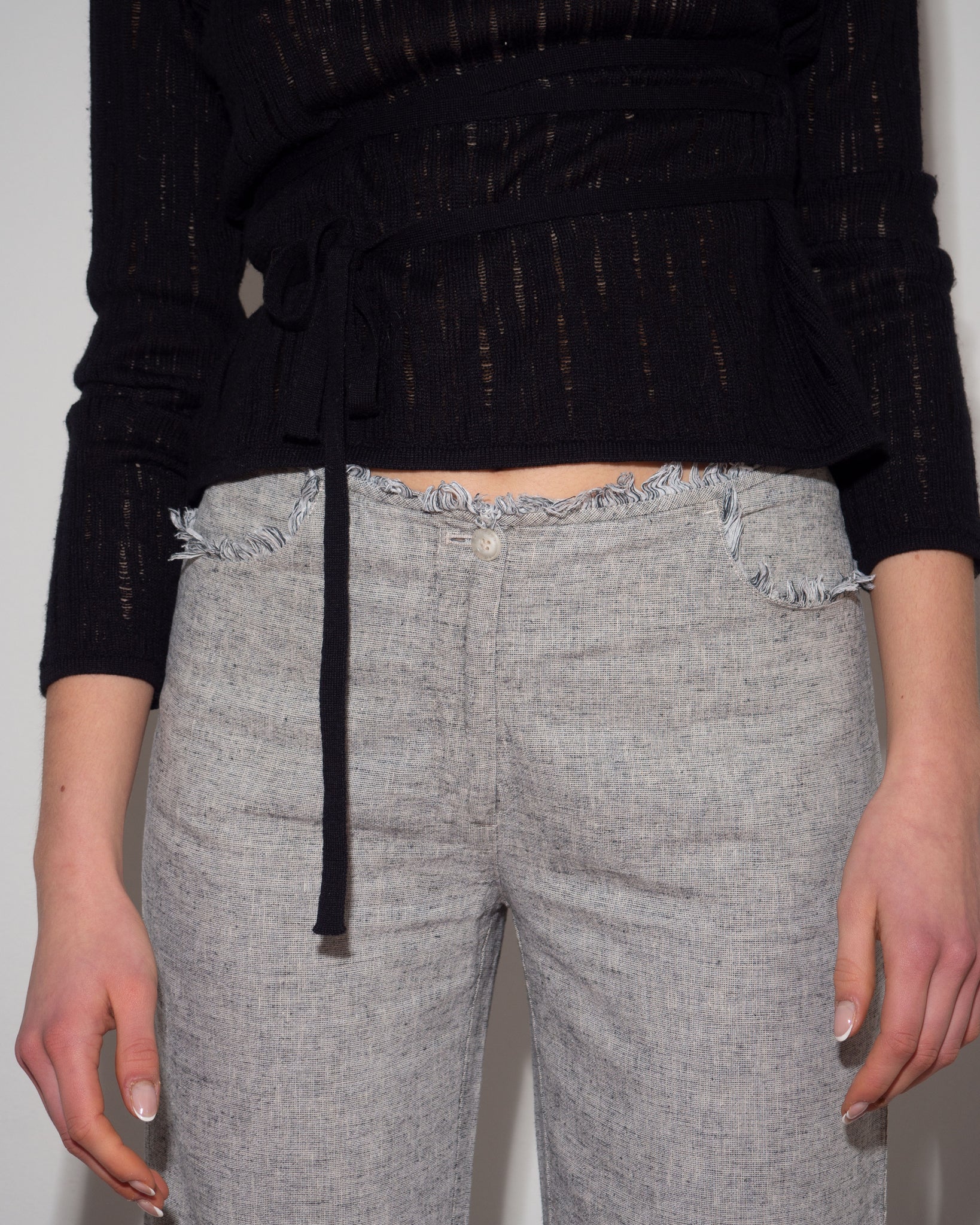 Trussardi Frayed Pants