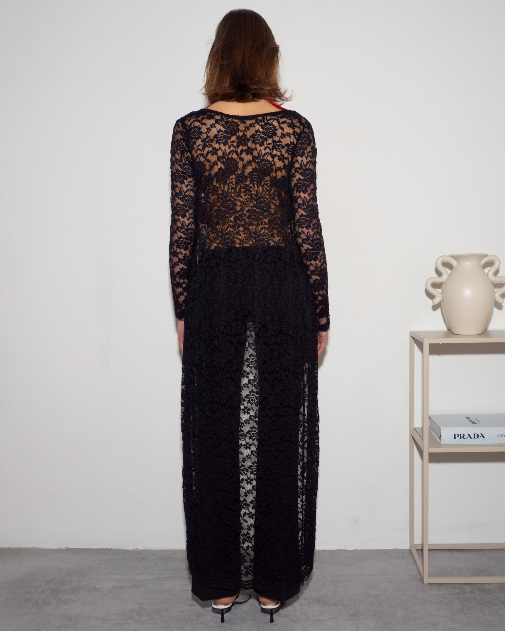 Lace Maxi Cardigan