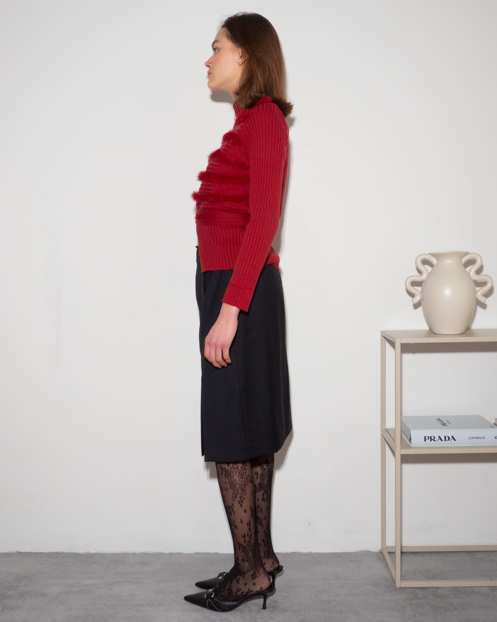 Wool Zip Cardigan