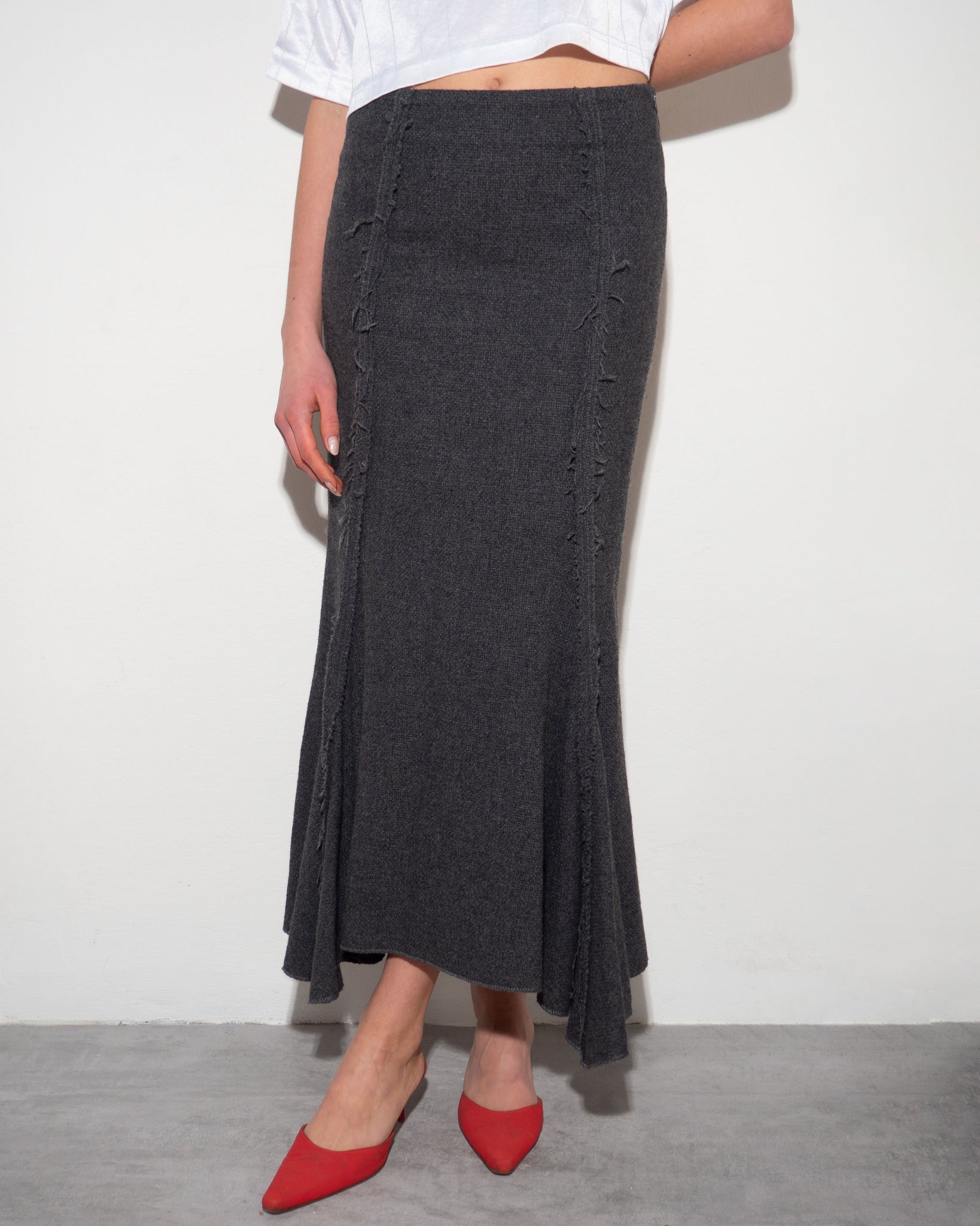 Wool Maxi Skirt
