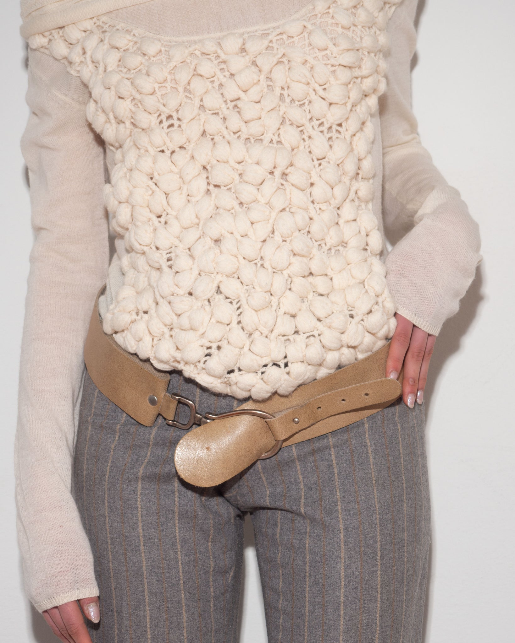 Leather Bronze Belt