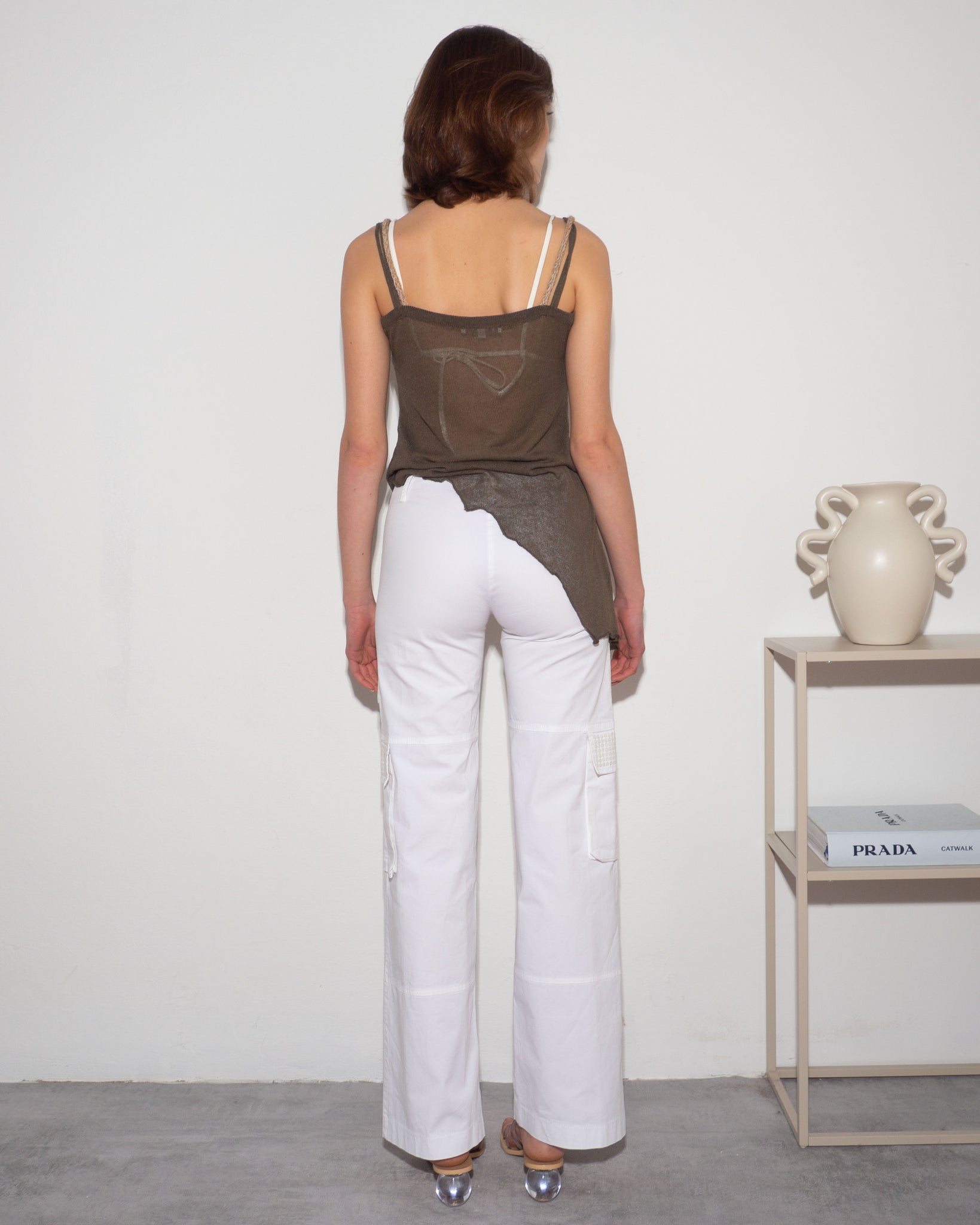 White Cargo Pants