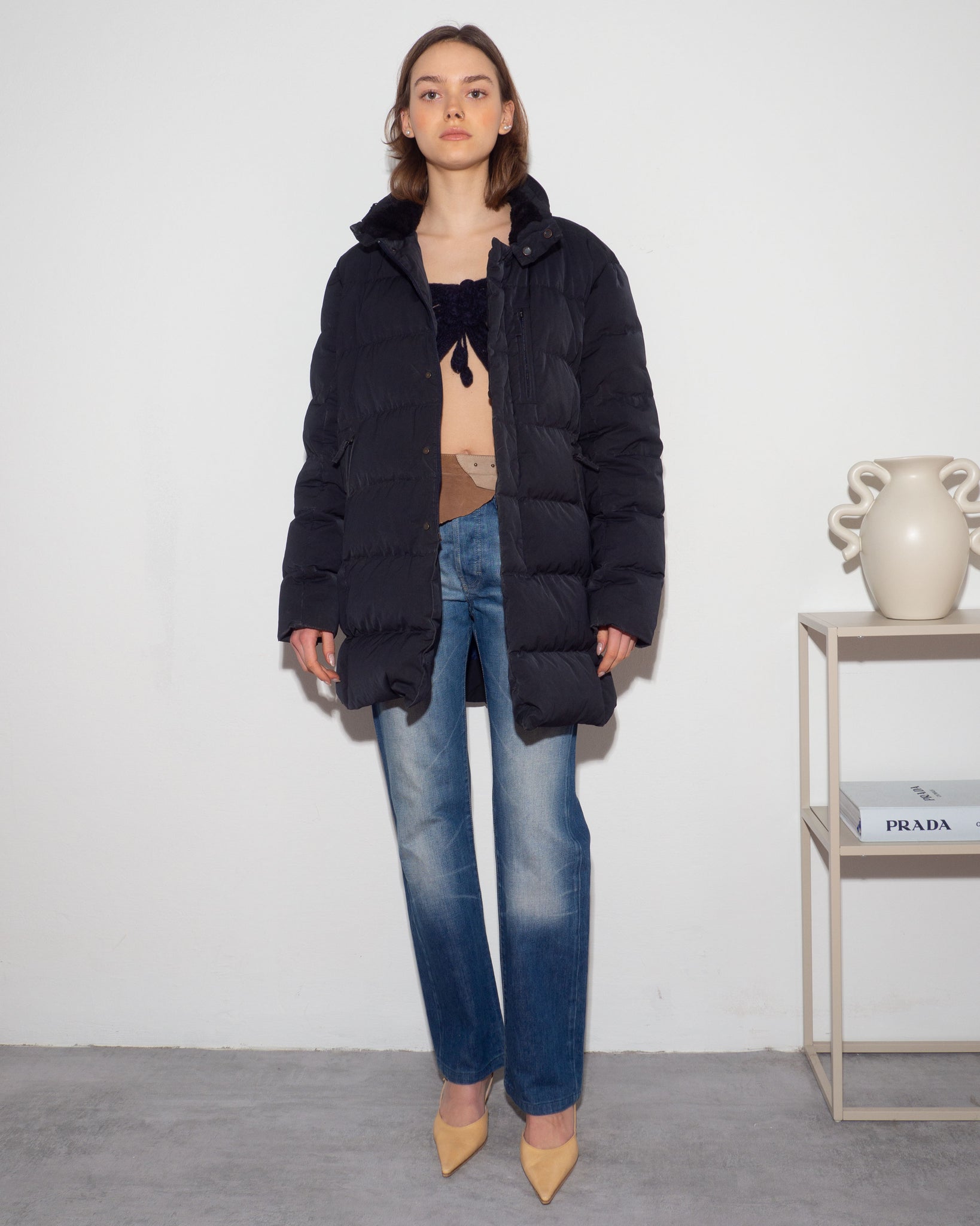 Armani Navy Puffer