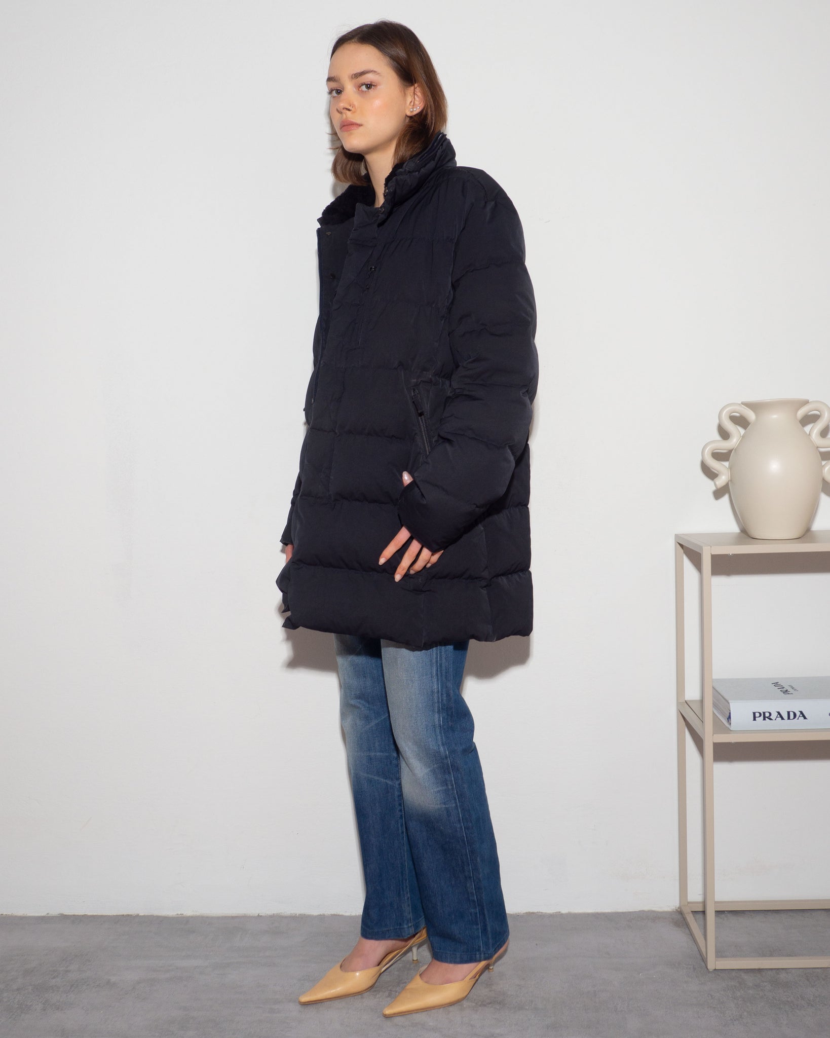 Armani Navy Puffer