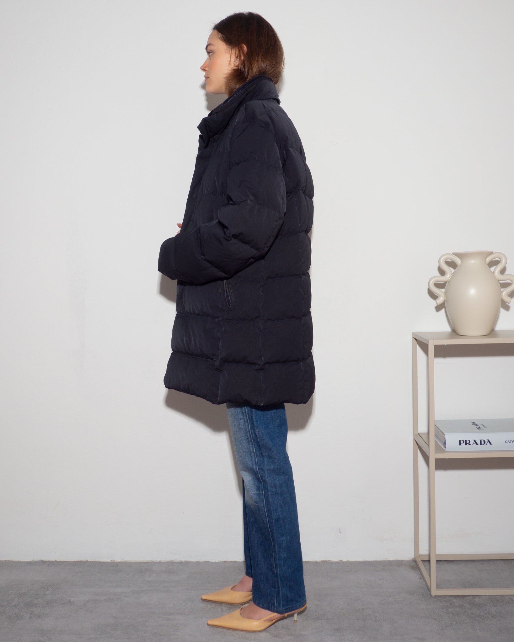 Armani Navy Puffer