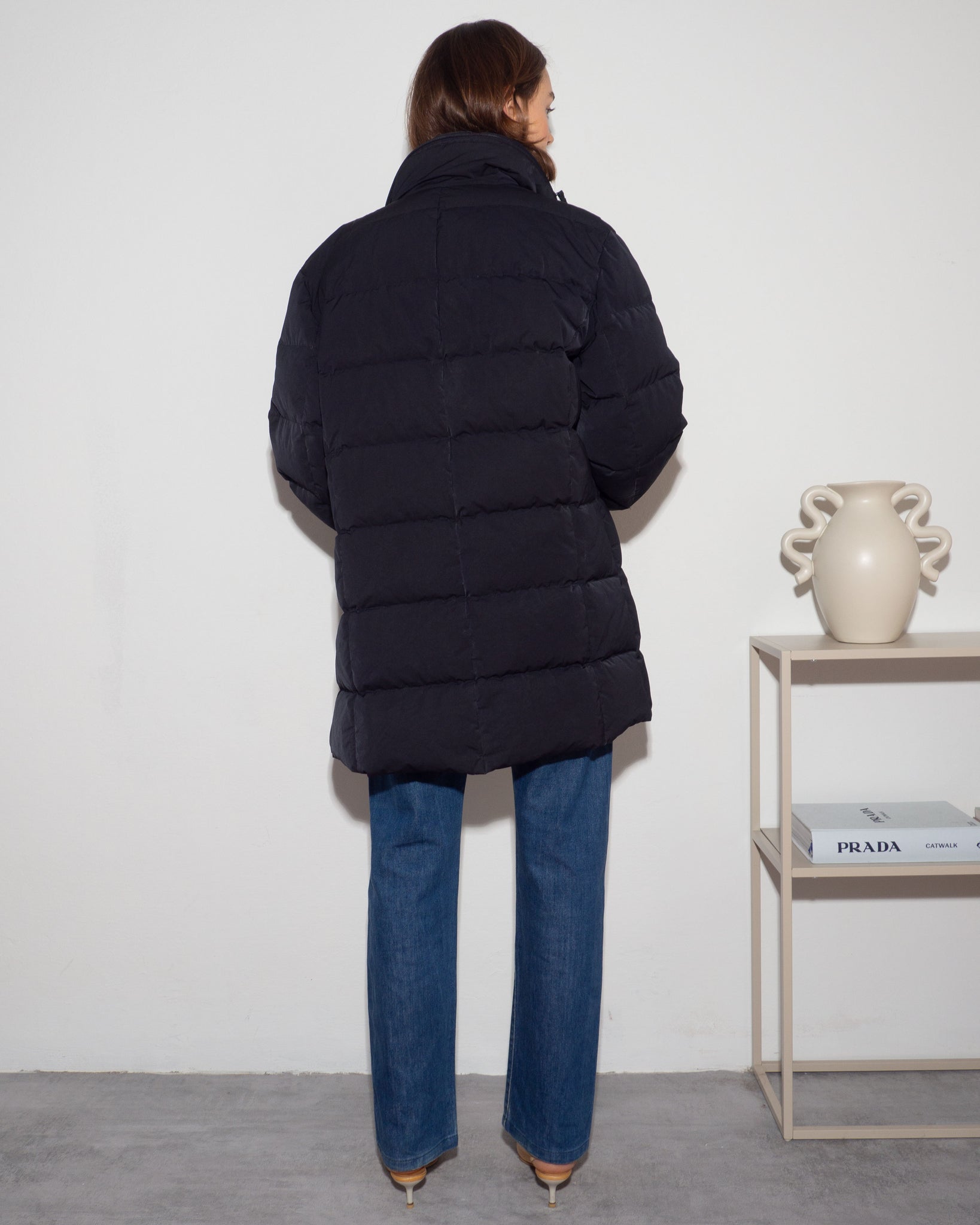 Armani Navy Puffer