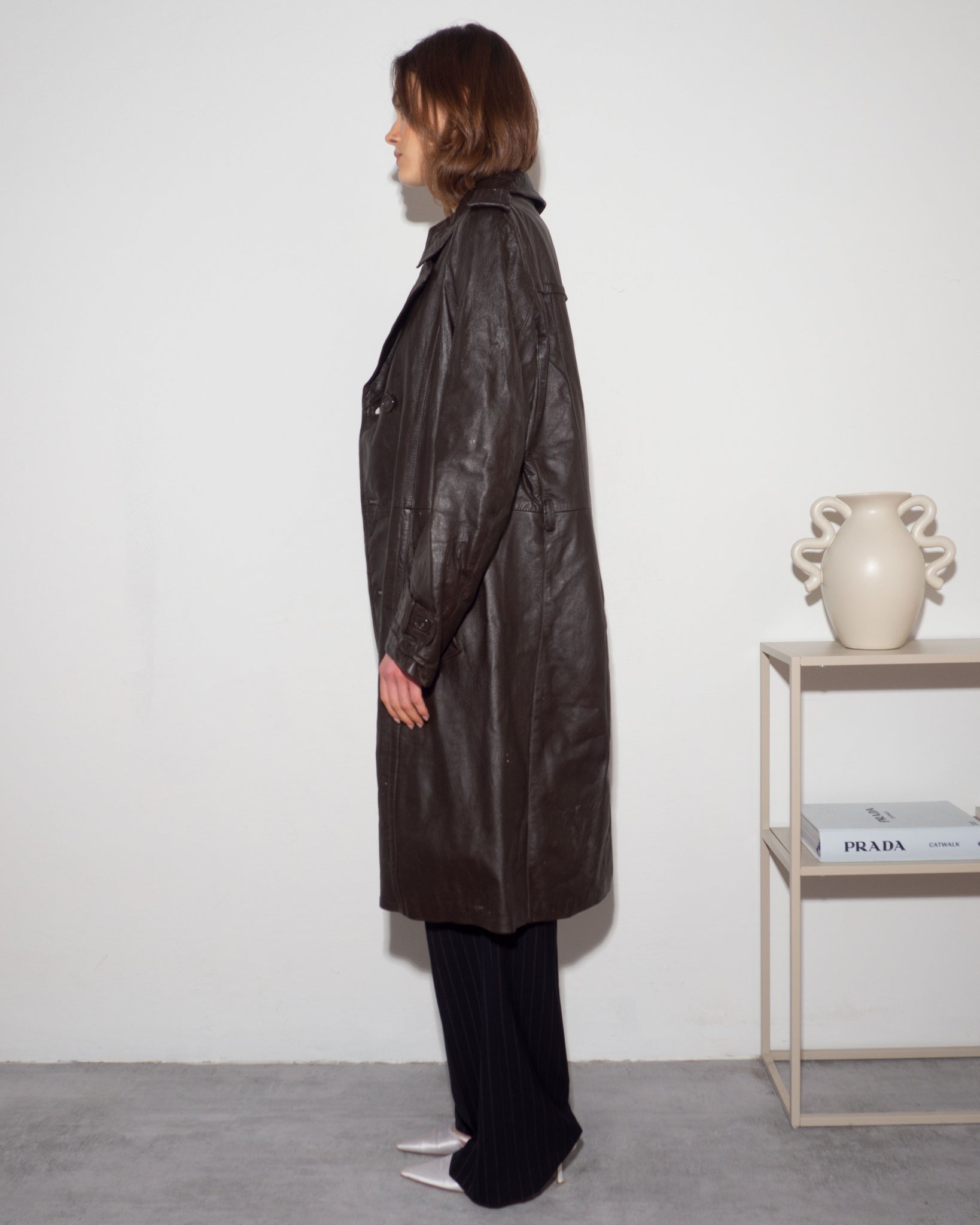 Leather Trench Coat