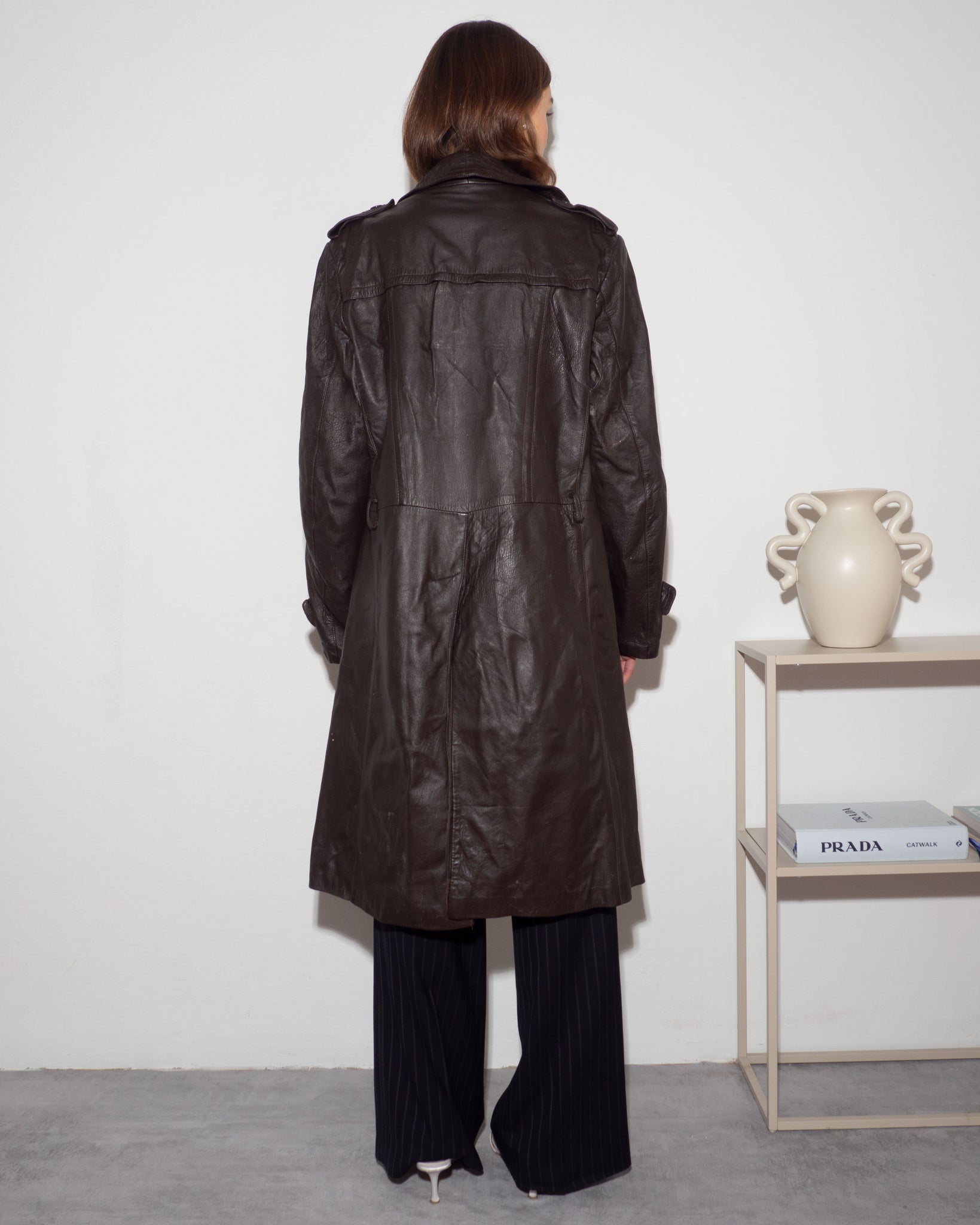 Leather Trench Coat