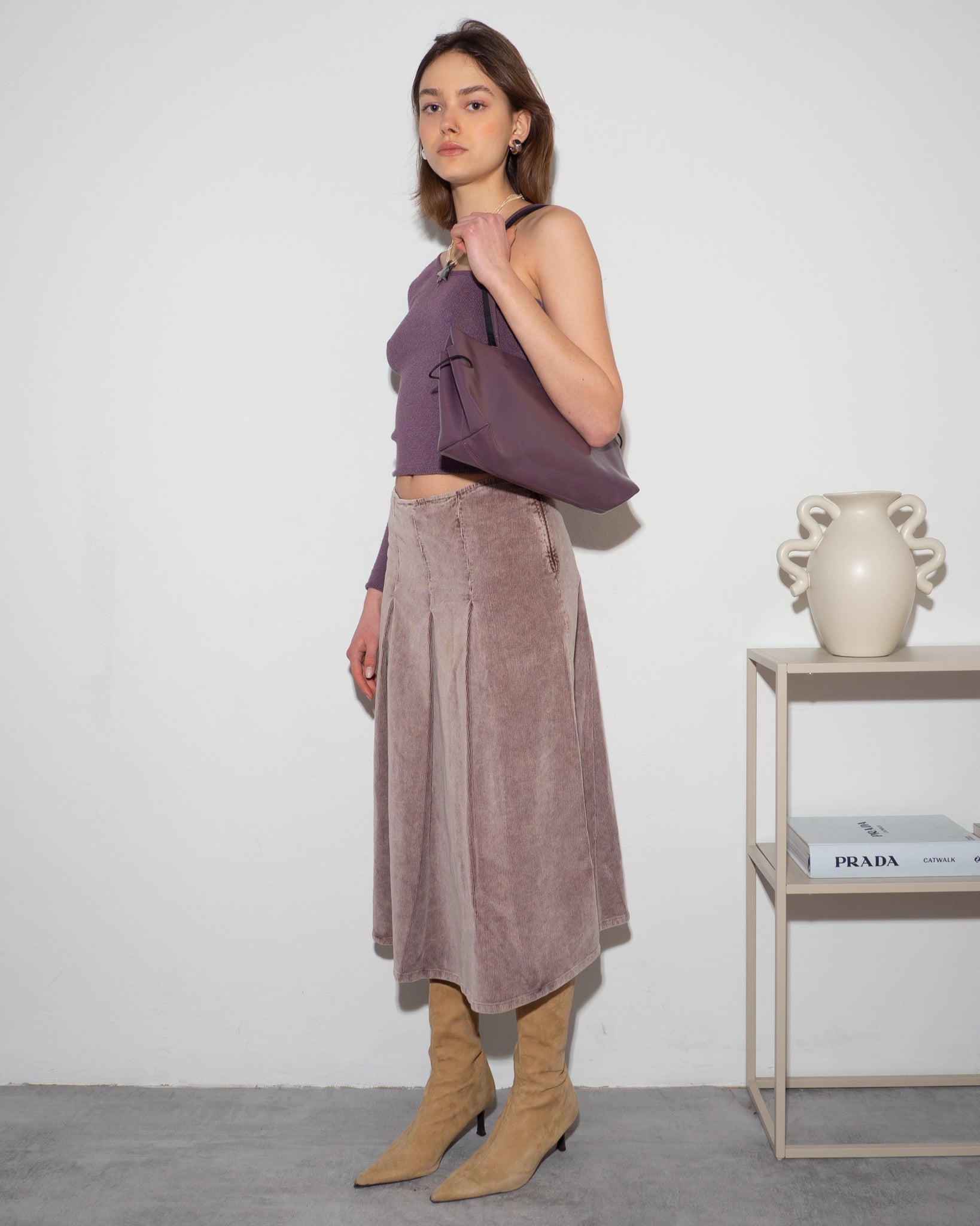 Max Mara Corduroy Skirt