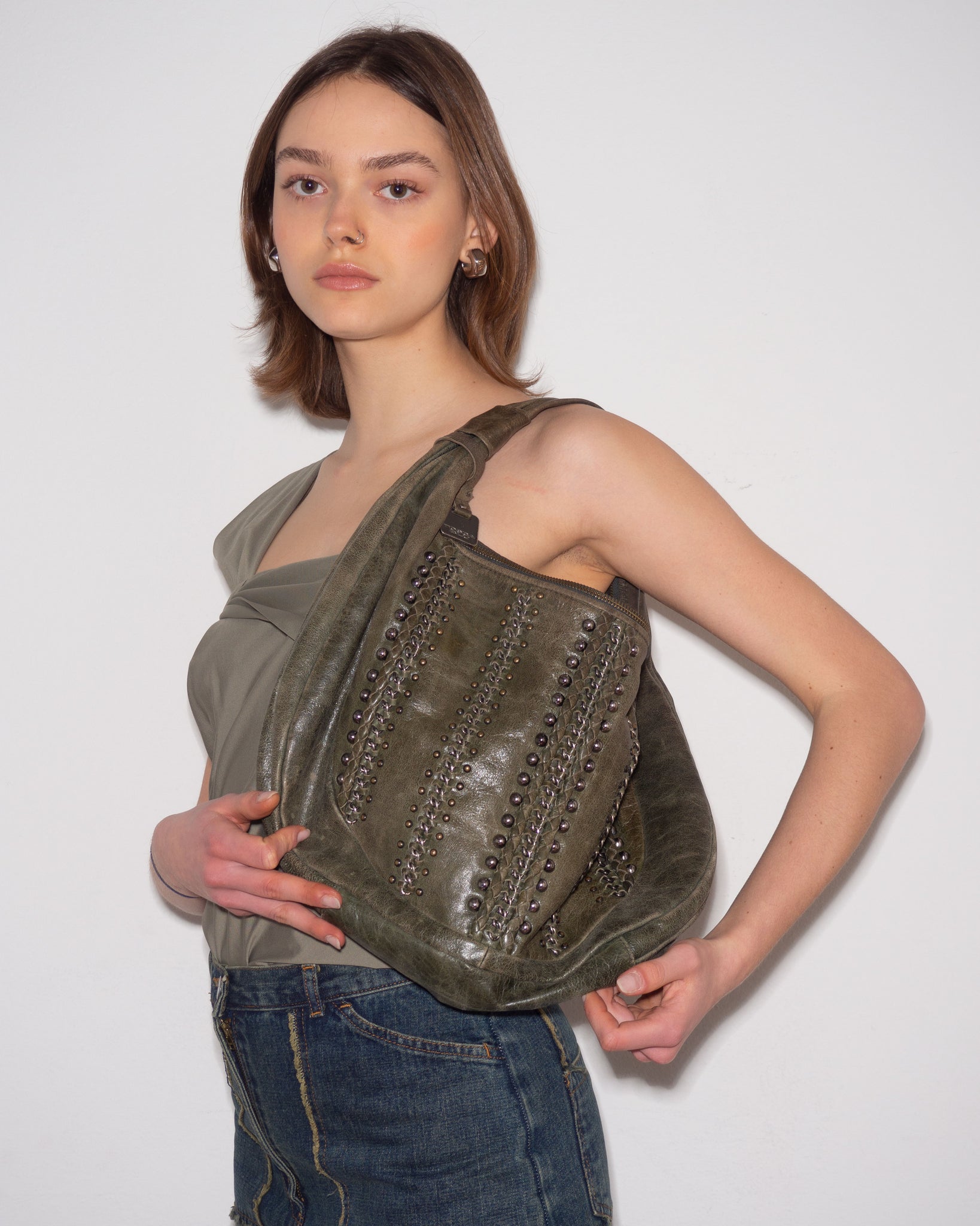Green Leather Bag