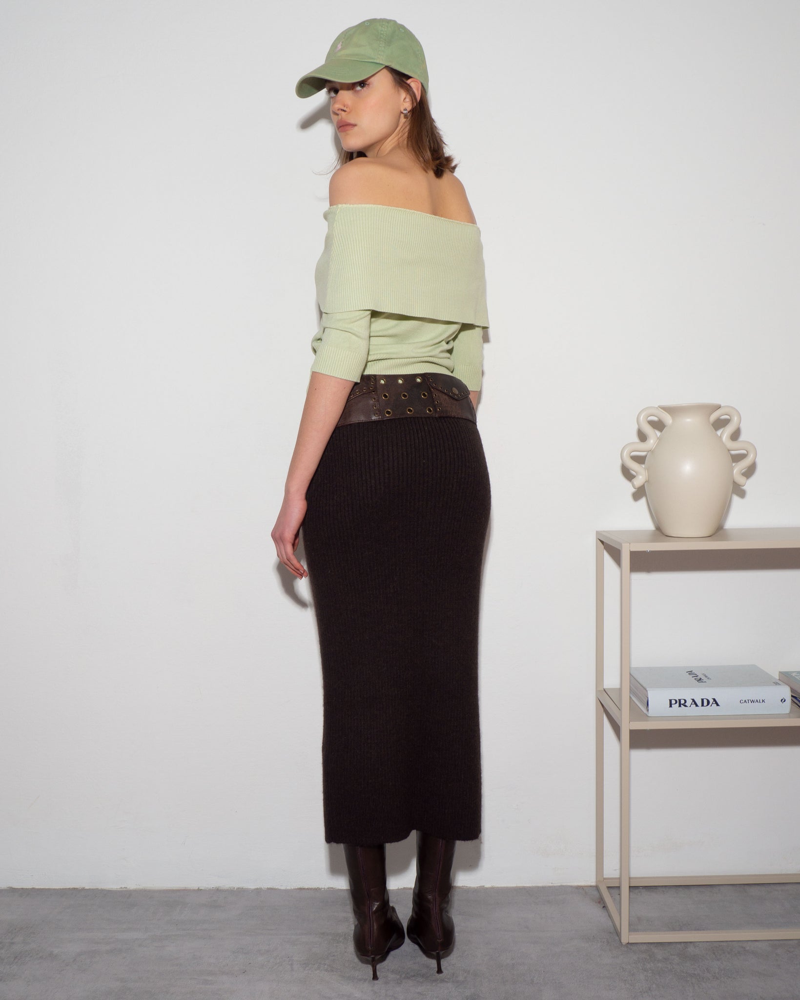Knitted Maxi Skirt