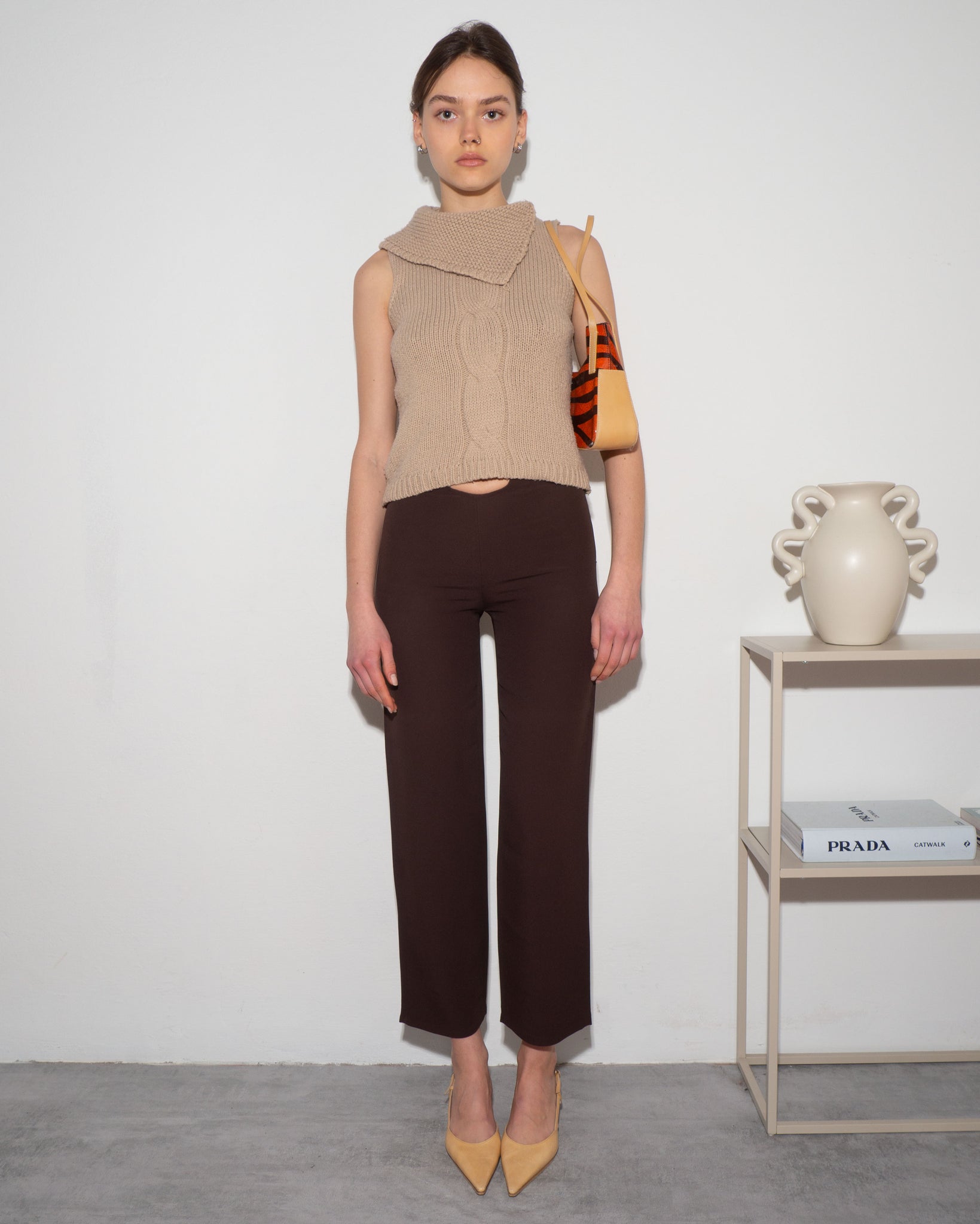 Cable Knit Vest